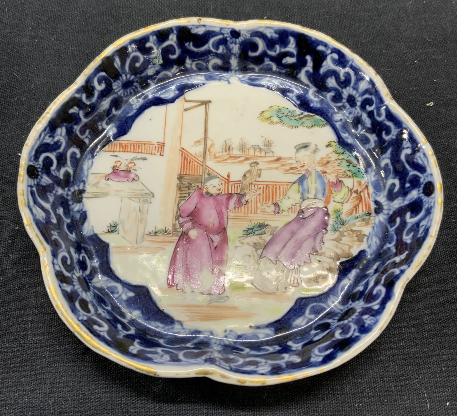 Antique Chinese Hand Painted Porcelain Dish (1 of 7)