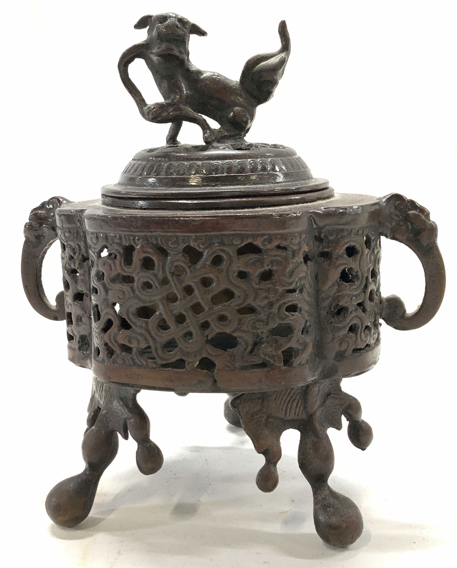 Asian Foo Dog Metal Censor (1 of 7)