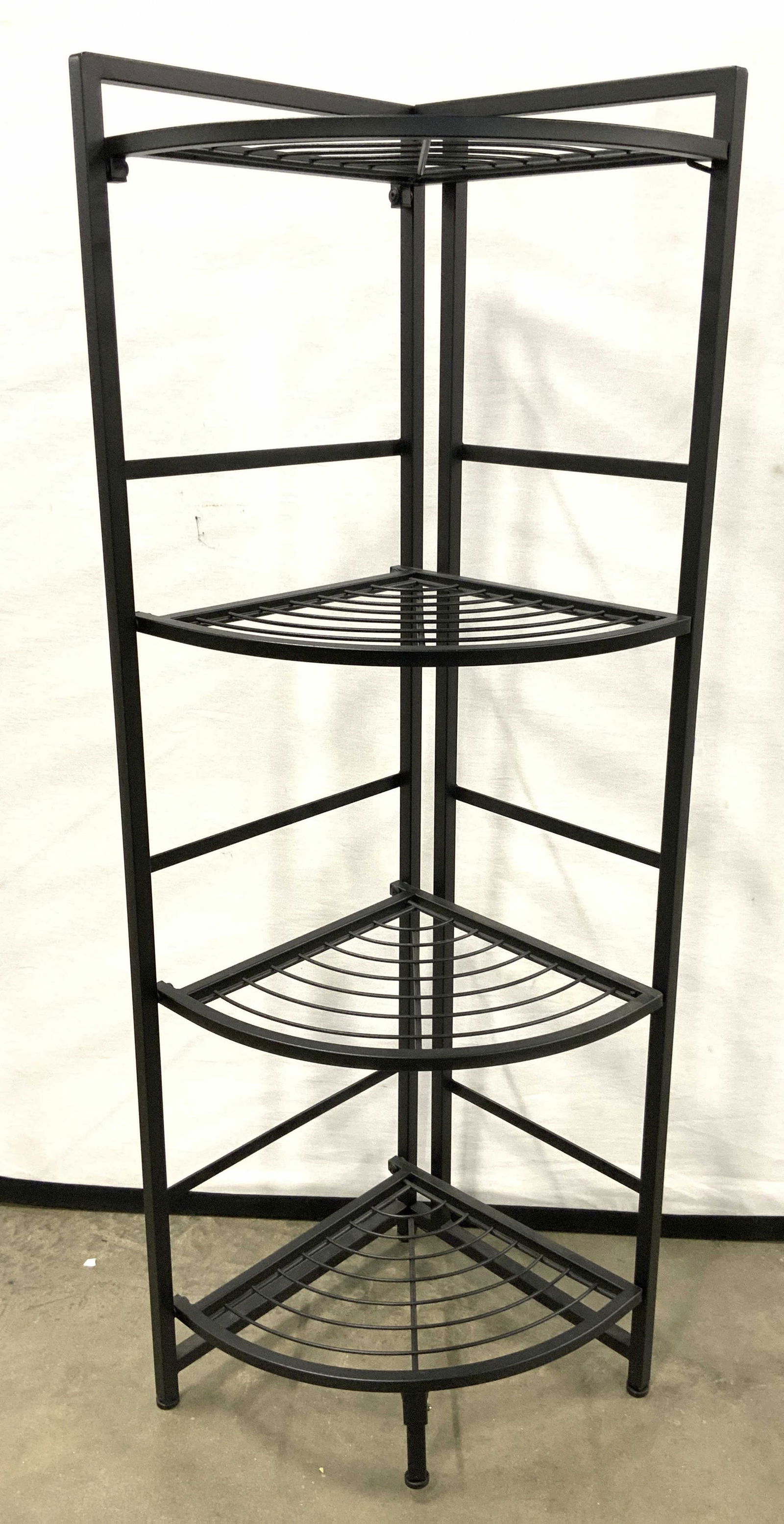 Four Tier Metal Corner Shelf (1 of 6)