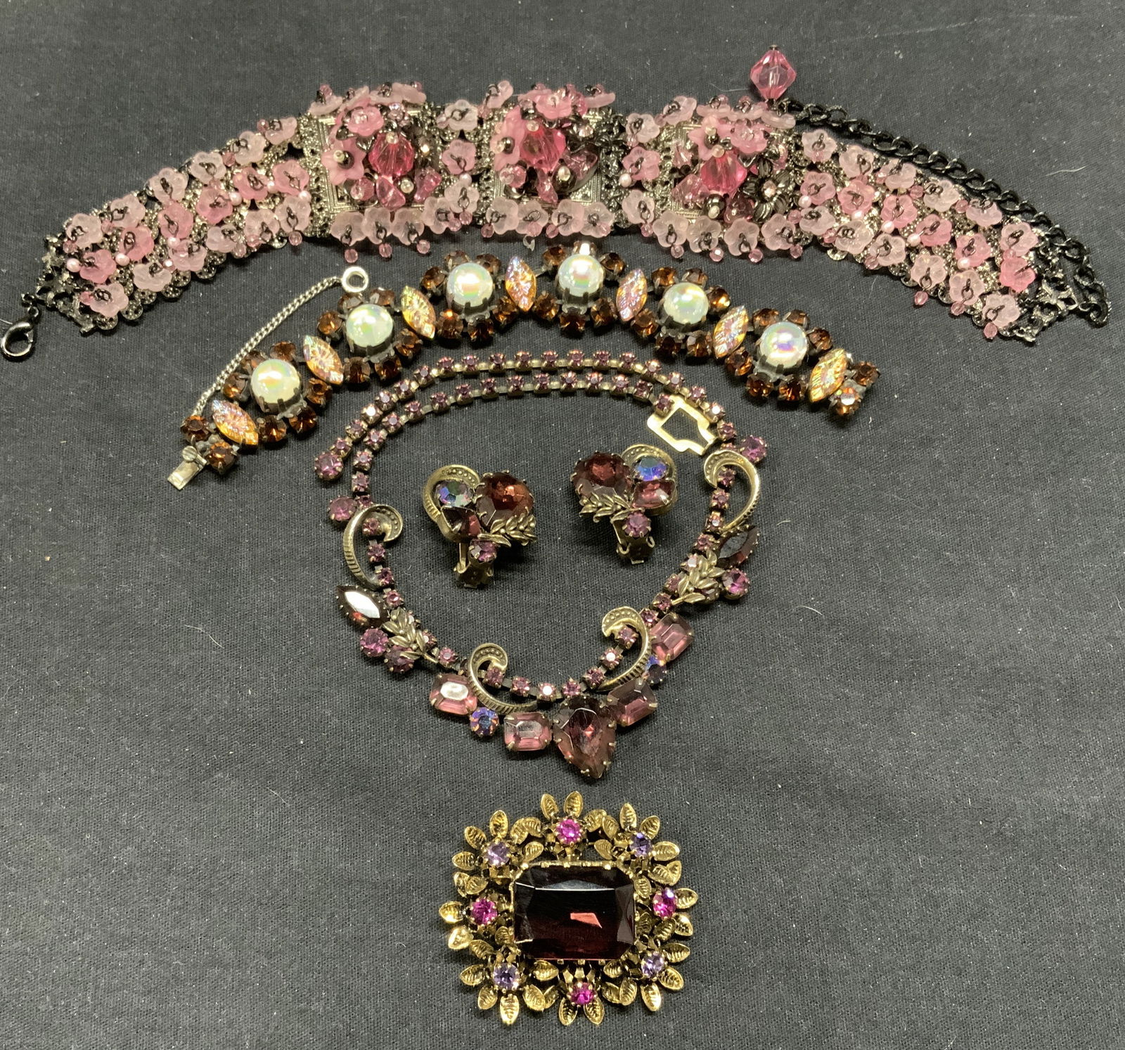 5 SCHIAPARELLI Crystal Bracelet, More (1 of 13)