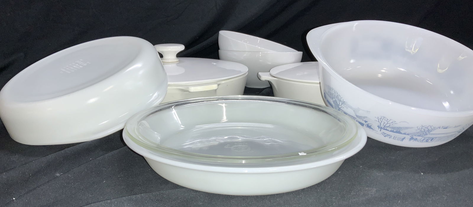 Lot10 Pyrex Pie Dishes, Crate&Barrel, CorningWare (1 of 12)