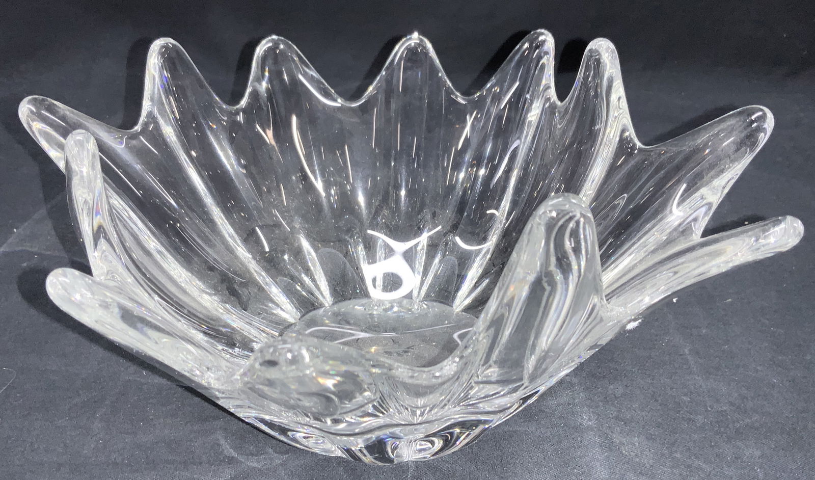 DAUM Signed Crystal Bowl, France (1 of 6)