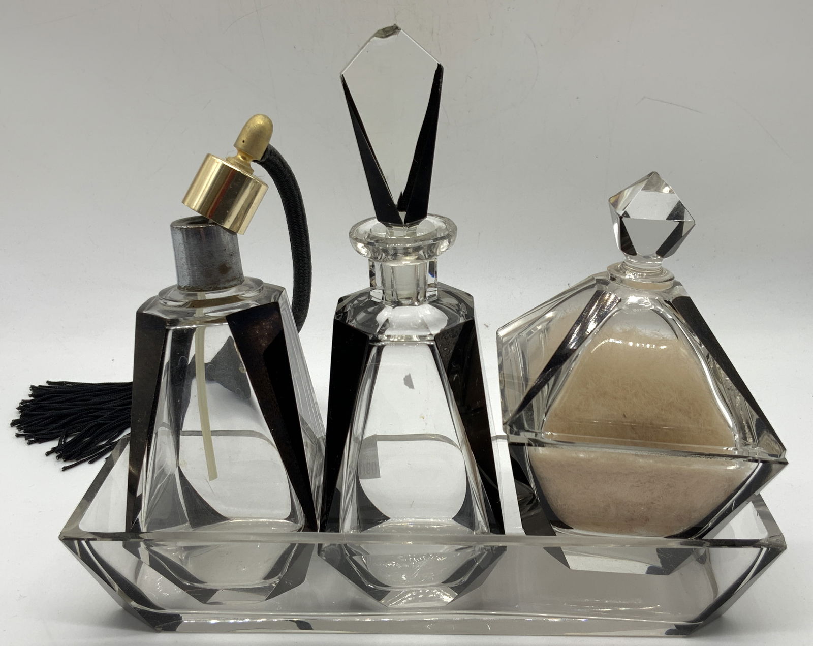 Art Deco Style Perfume & Cosmetic Vanity Set (1 of 13)