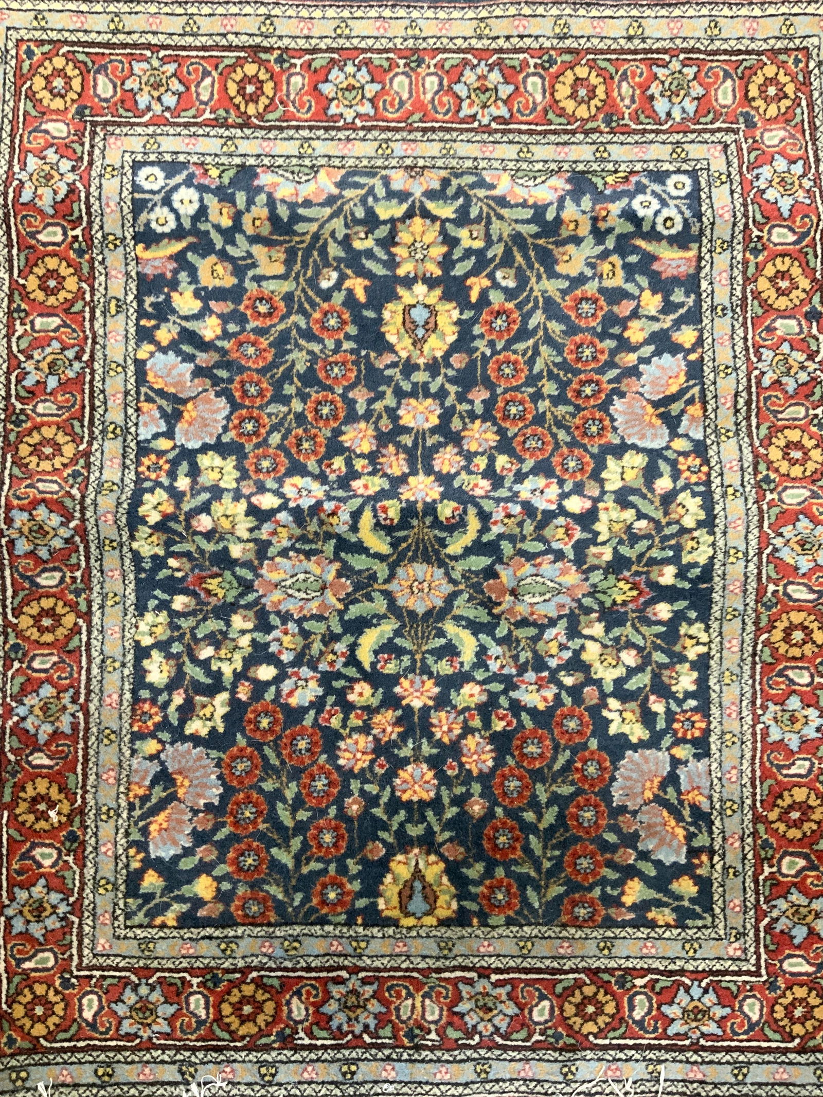 Vintage Handmade Oriental Wool Area Rug (1 of 8)