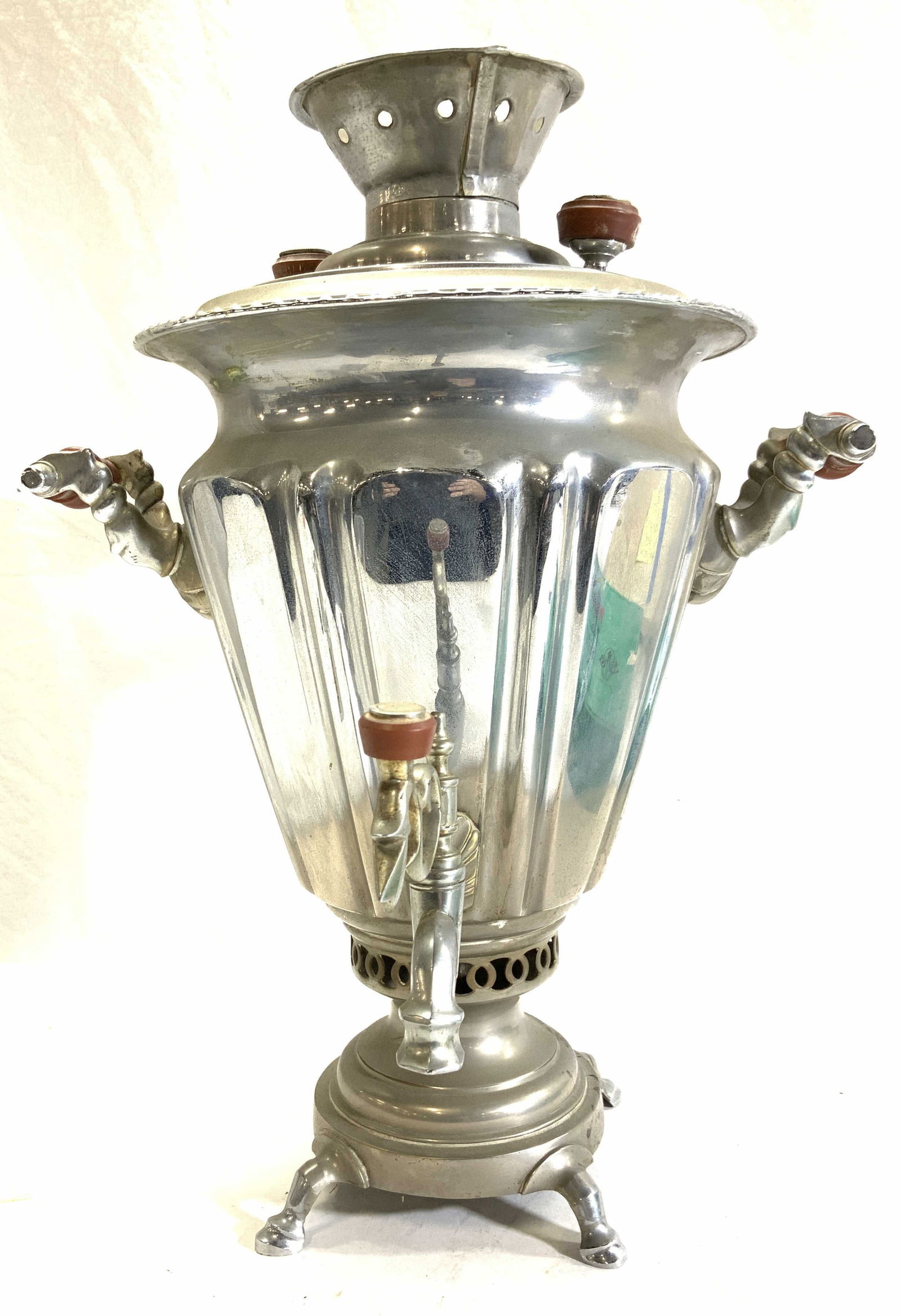 Silver Plate Russian Samovar (1 of 8)