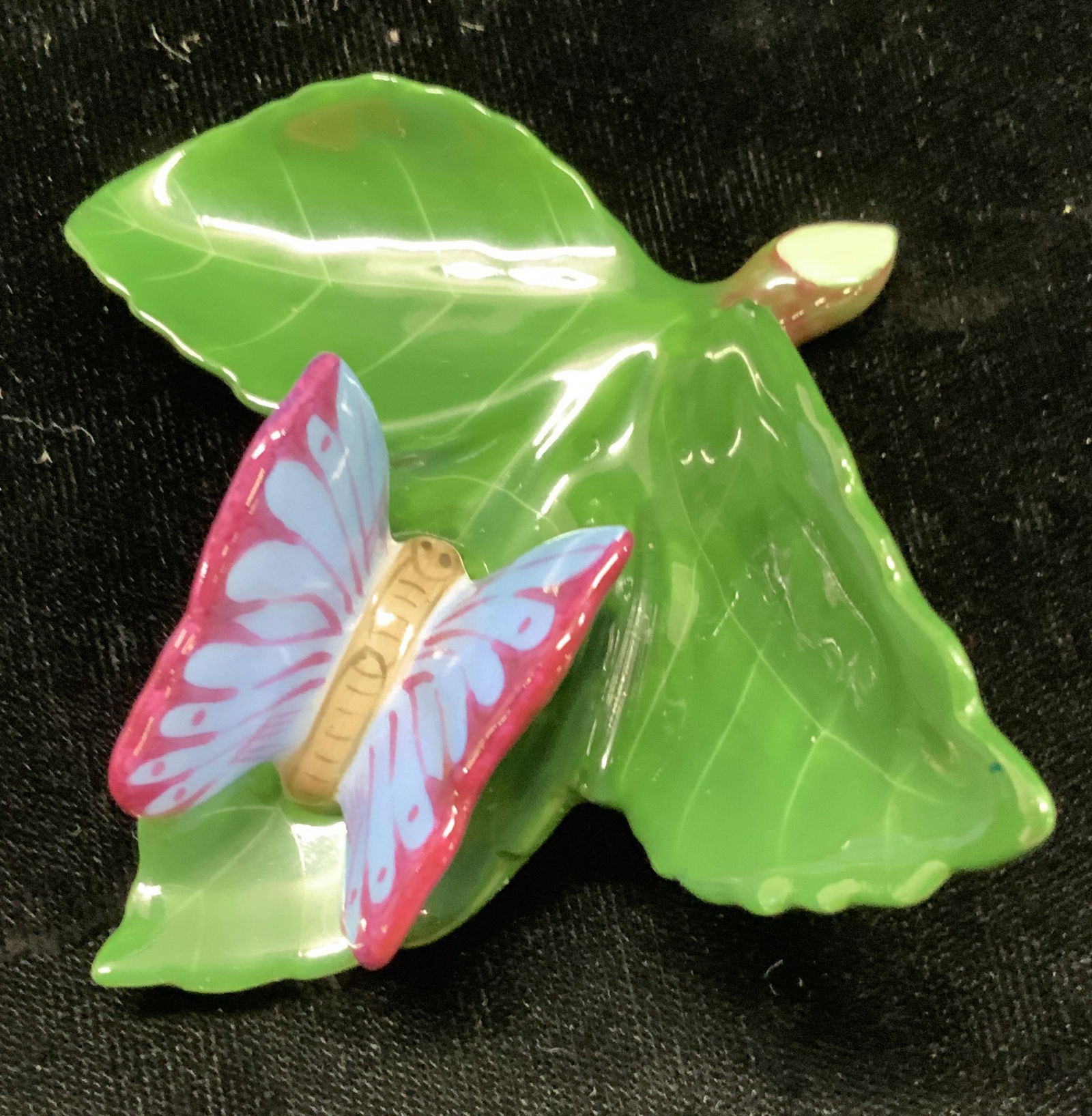 Herend Porcelain Butterfly Place Card Holder (1 of 6)