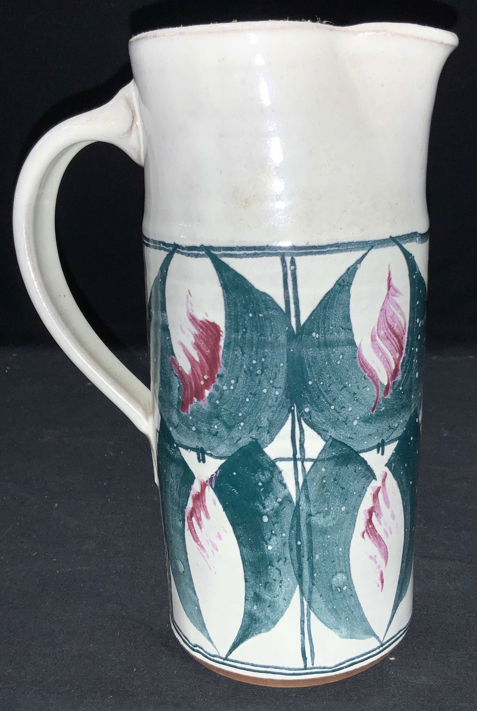 Artisan Crafted Hand Painted Ceramic Vessel (1 of 6)