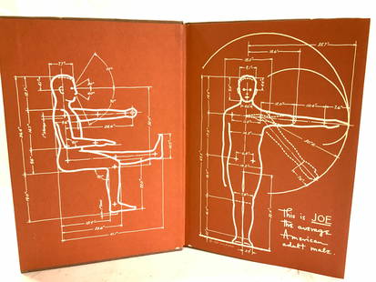 Book-Designing For People by Henry Dreyfuss: 1st Printing of DESIGNING FOR PEOPLE by Henry Dreyfuss , Simon & Schuster, NY, ca 1955. Book 9.5 x 7 in. Technical and ergonomic product design and industrial design, theater stage design. Book, first