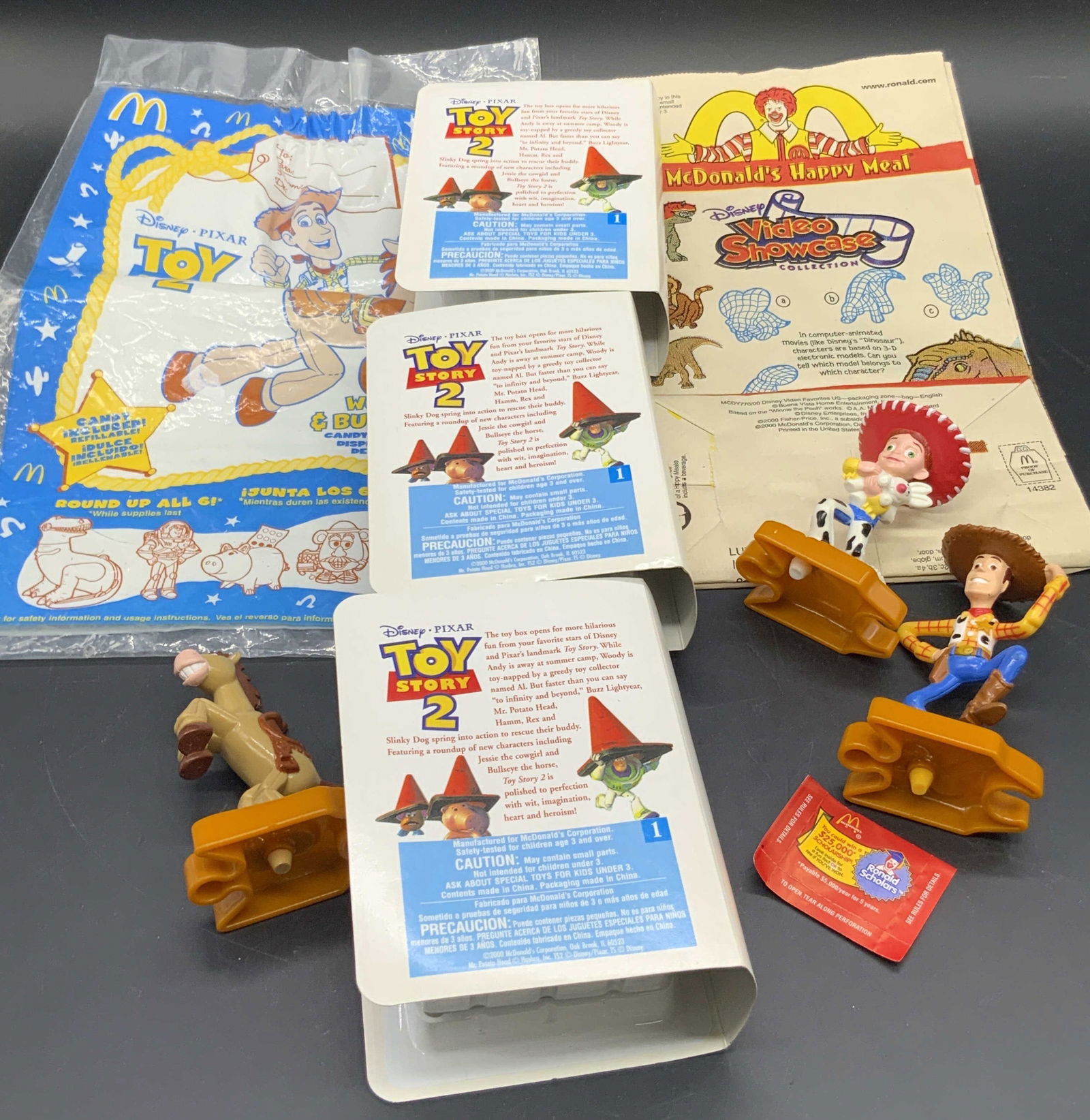 Group Lot Collectible McDonalds TOY STORY 2 Merch (1 of 12)