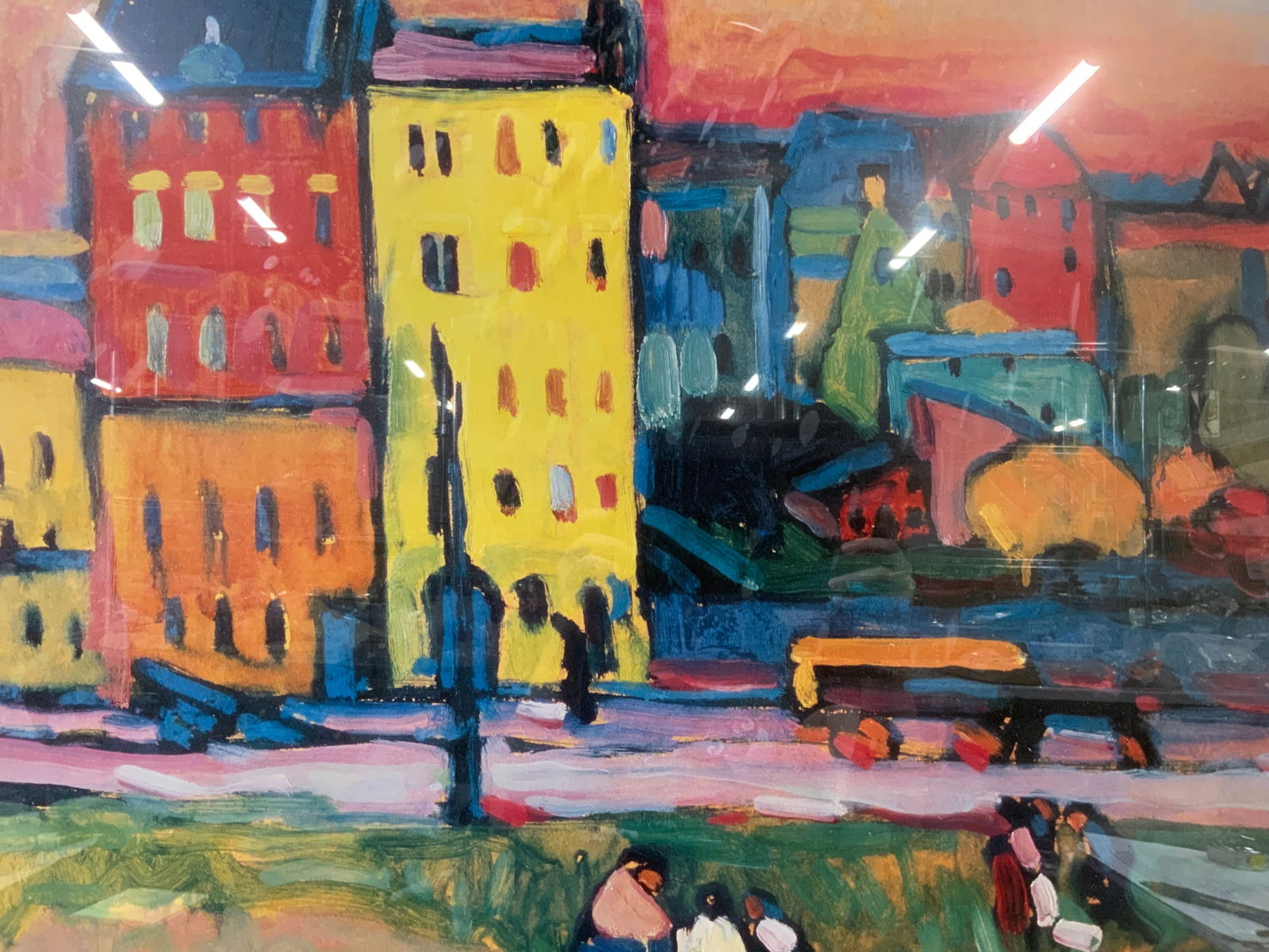 Houses in Munich Kandinsky Lithograph (1 of 8)