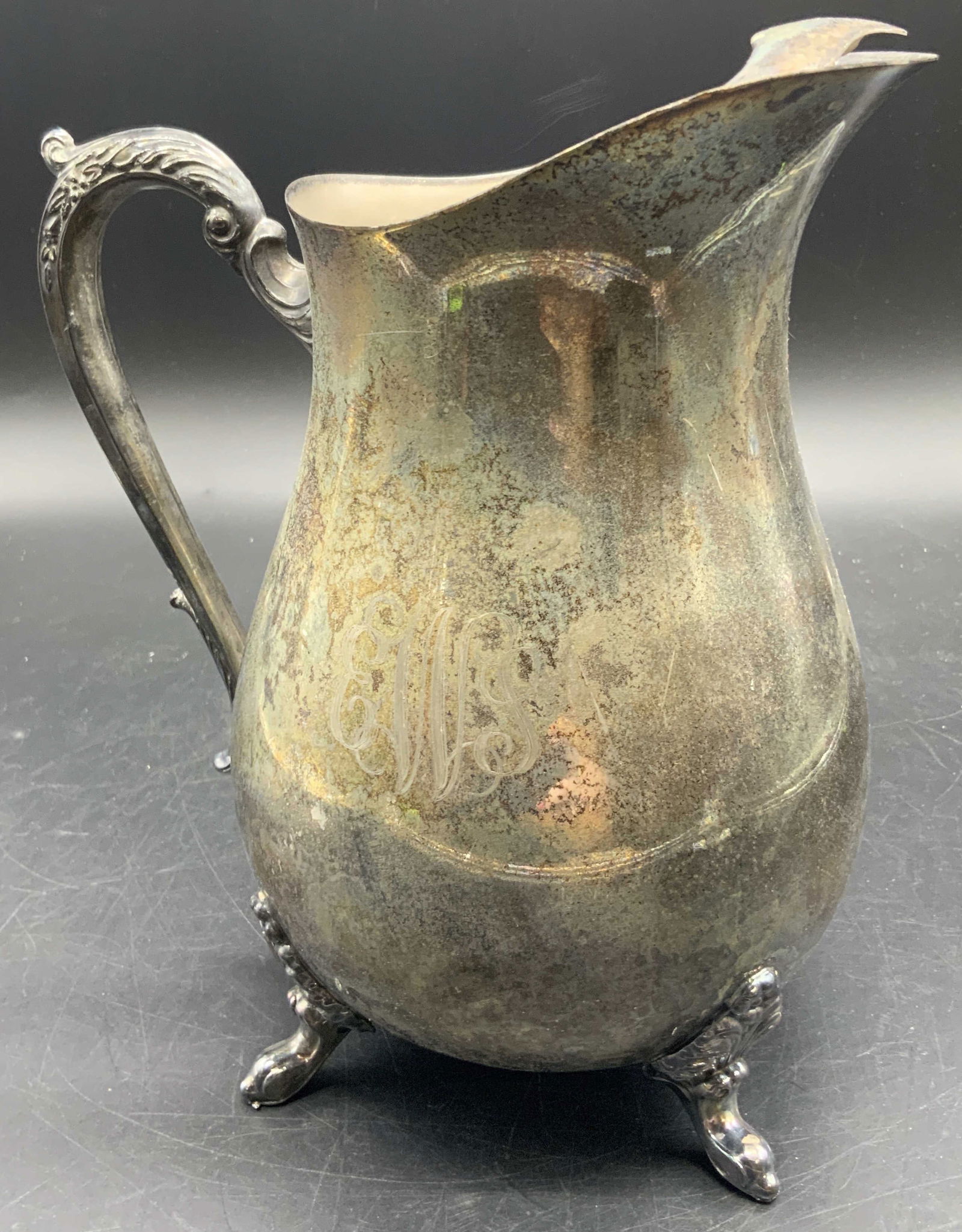 SMITHS Vintage Silver Plate Pitcher (1 of 10)