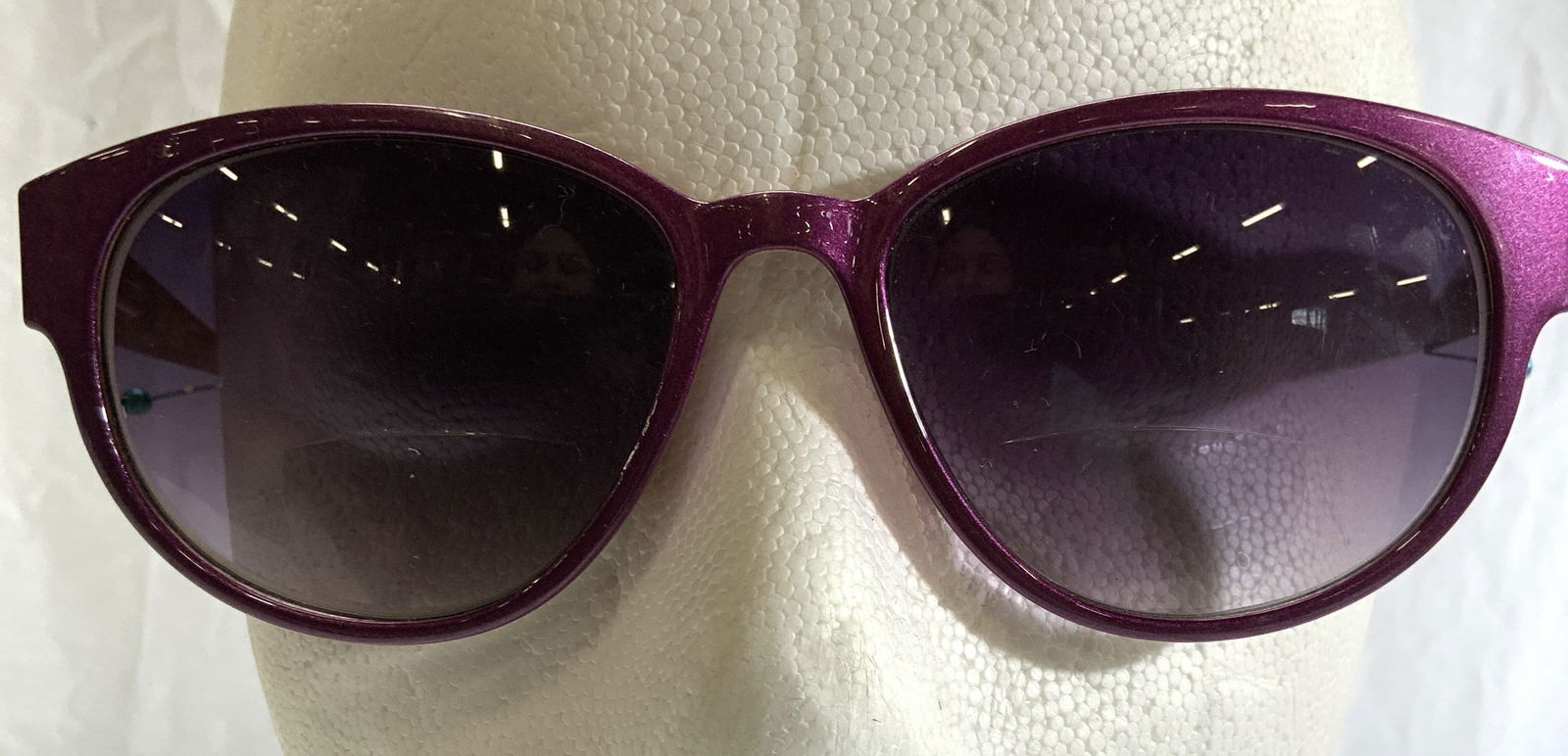JM New York Purple Frame Reader Sunglasses (1 of 7)