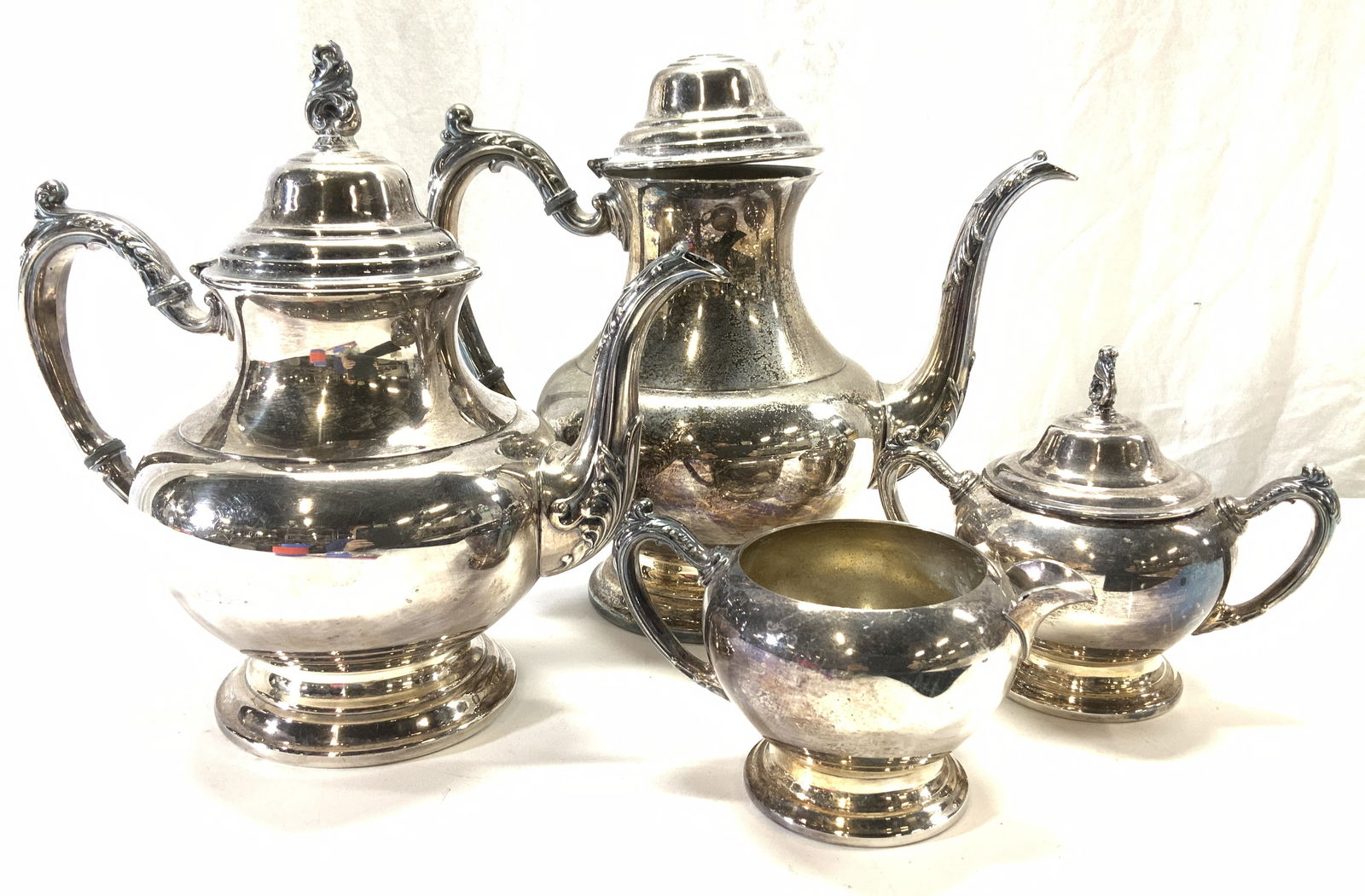 Oneida Silver Plated Coffee Tea Service Set 4 (1 of 8)