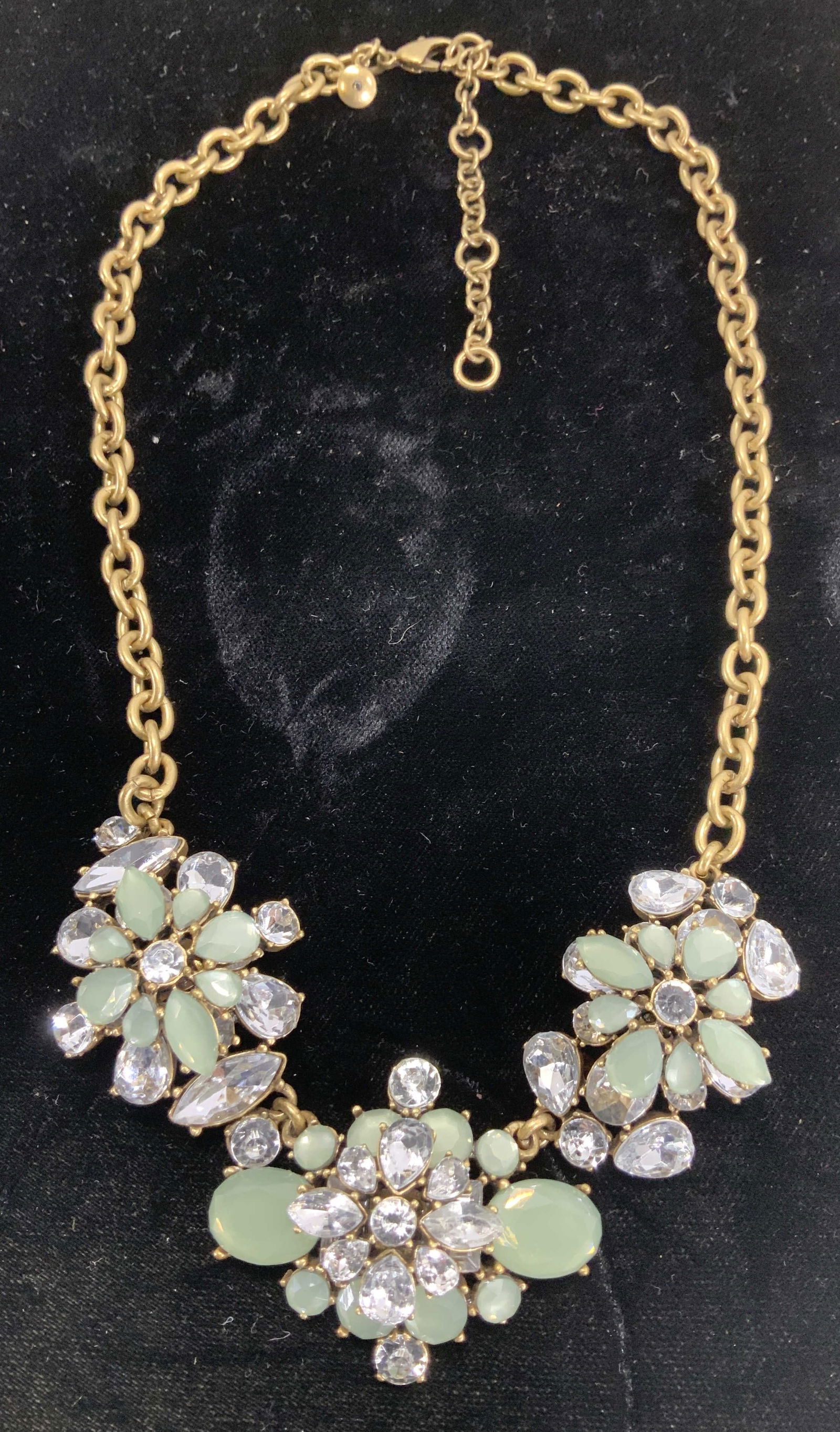 J. Crew Rhinestone Cocktail Necklace (1 of 6)