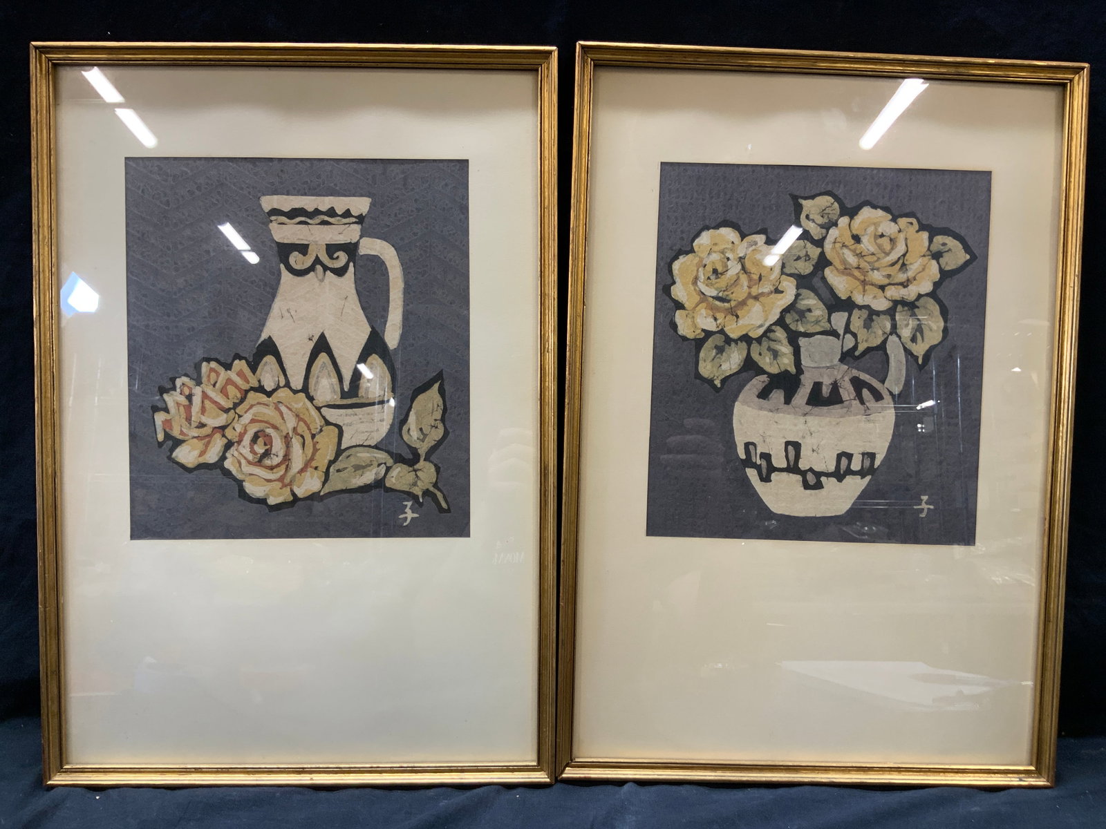 2 Marked Wood Block Impression Still Lives (1 of 7)