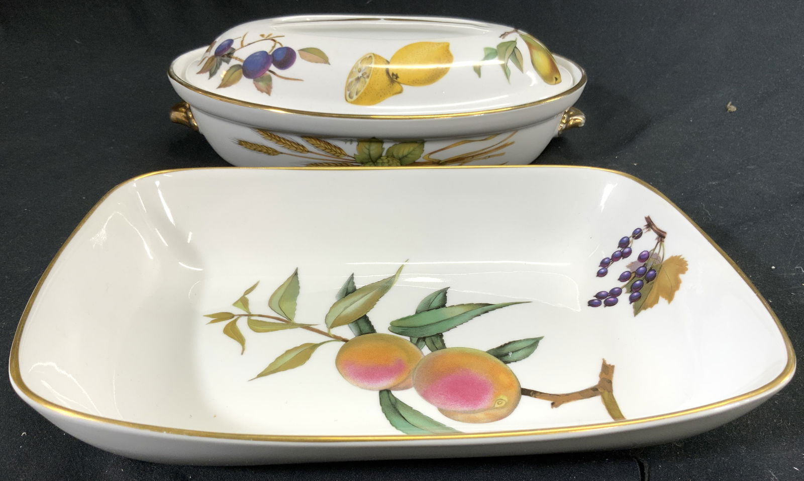 Lot 2 EVESHAM Porcelain Serving Dishes (1 of 6)