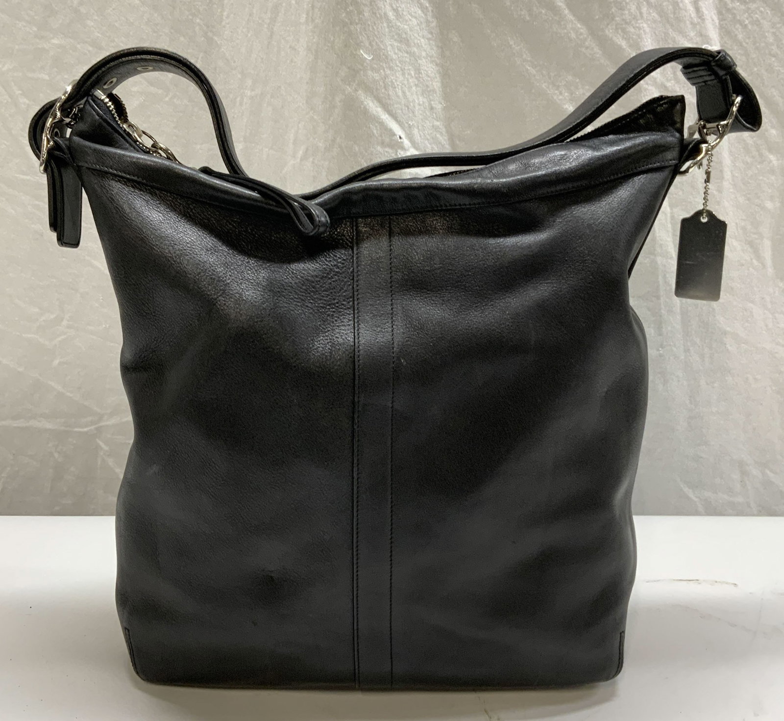 Coach Black Leather Shoulder Bag (1 of 7)
