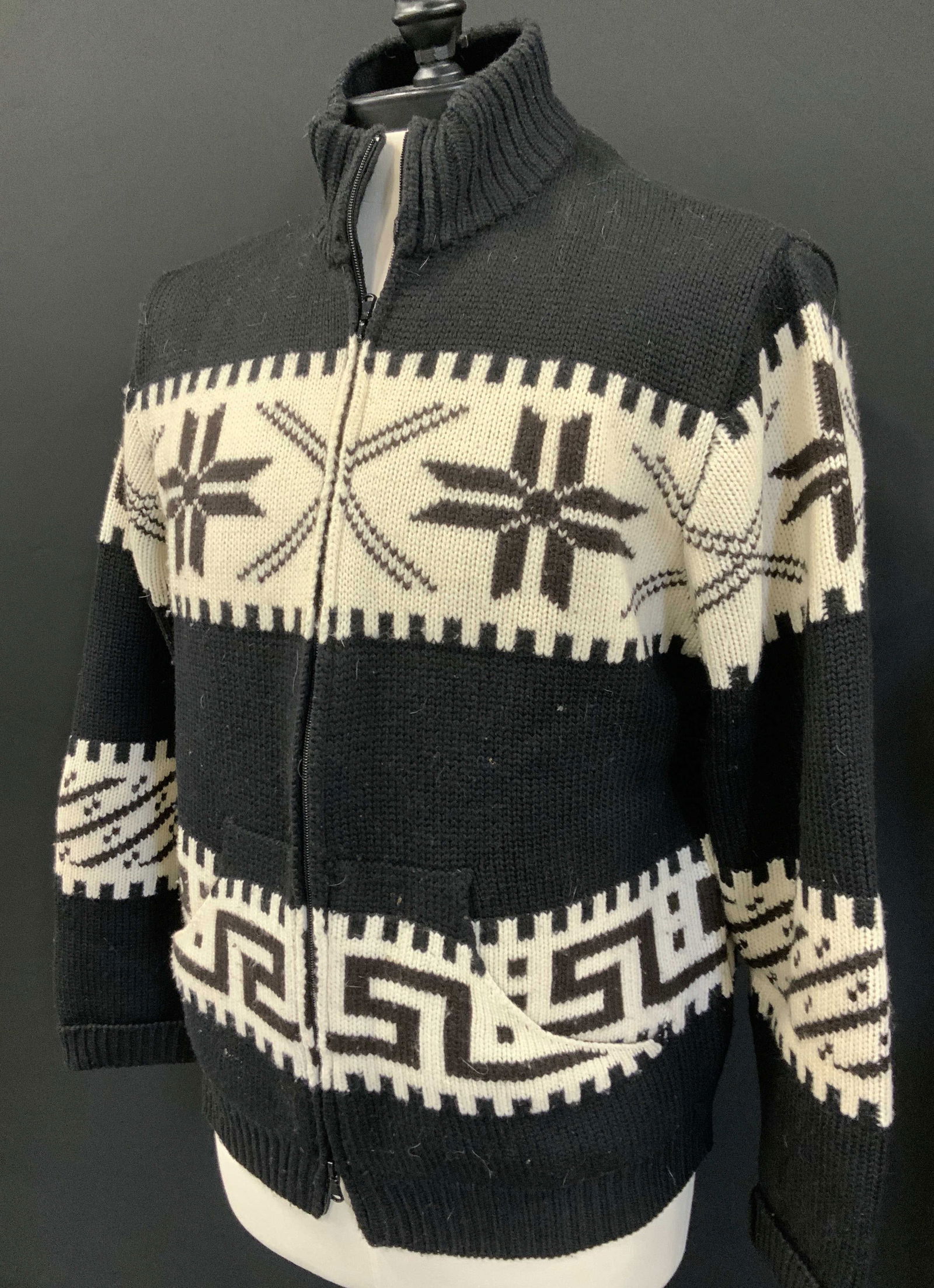 Patrick Assaraf Merino Wool Sweater Jacket (1 of 6)