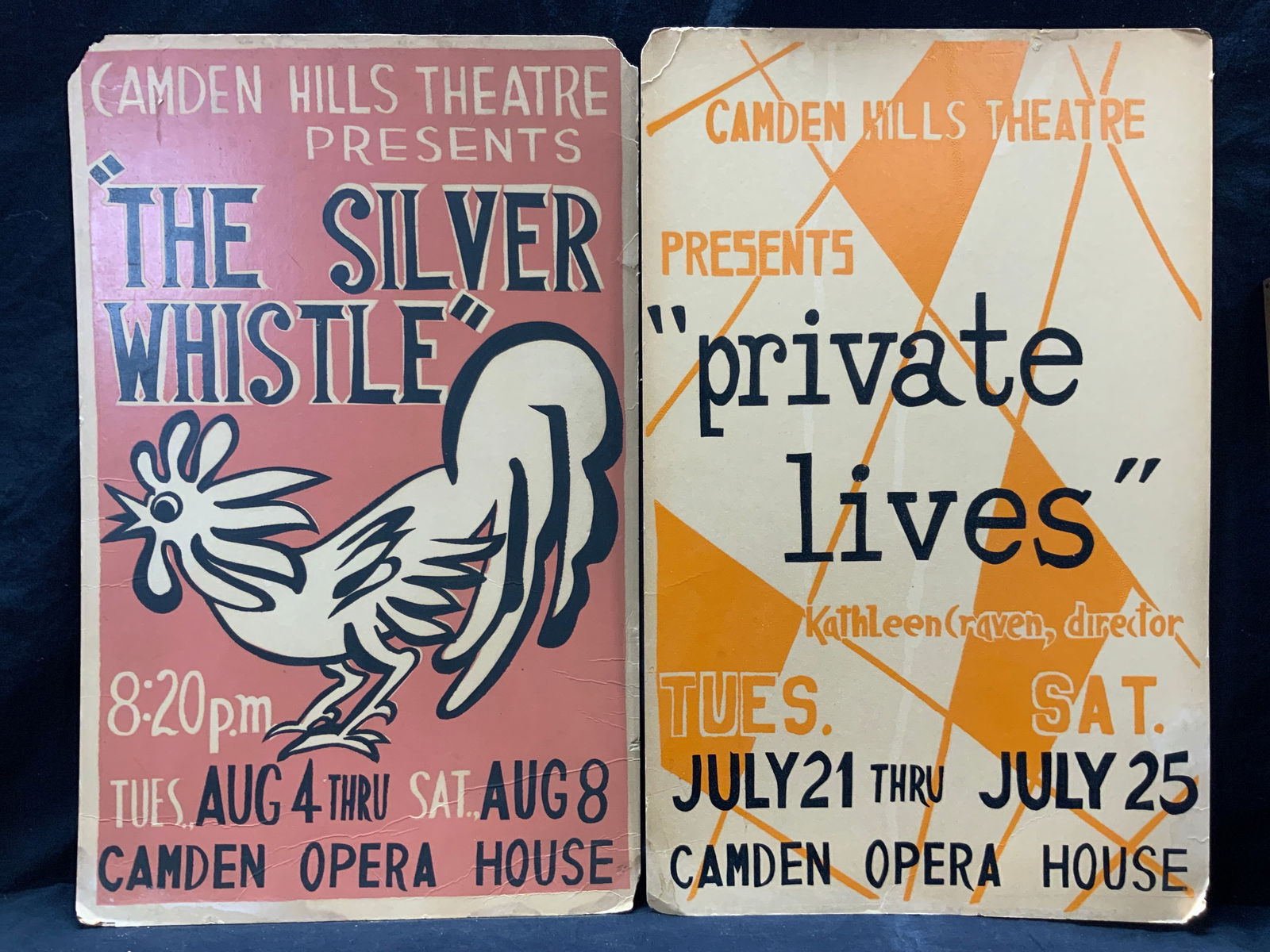 The Silver Whistle & Private Lives Theater Signs (1 of 10)