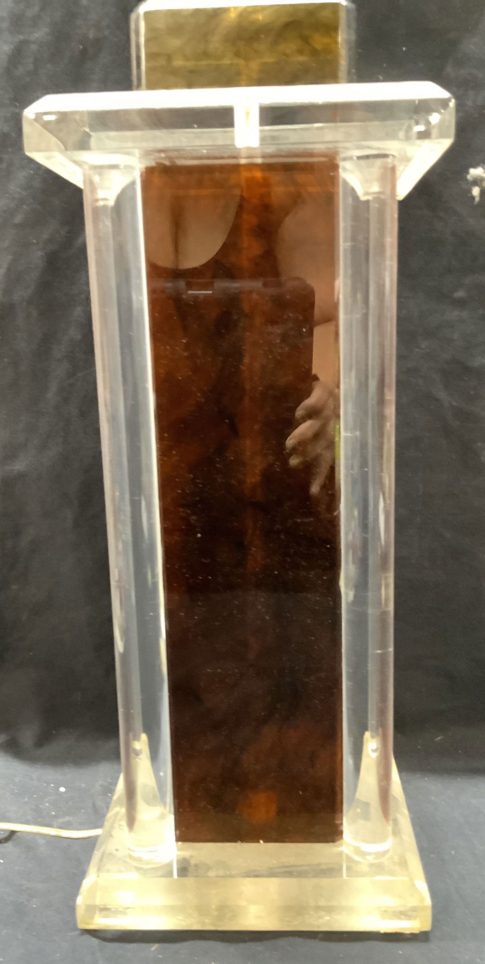 Vintage Acrylic Table Lamp (1 of 9)