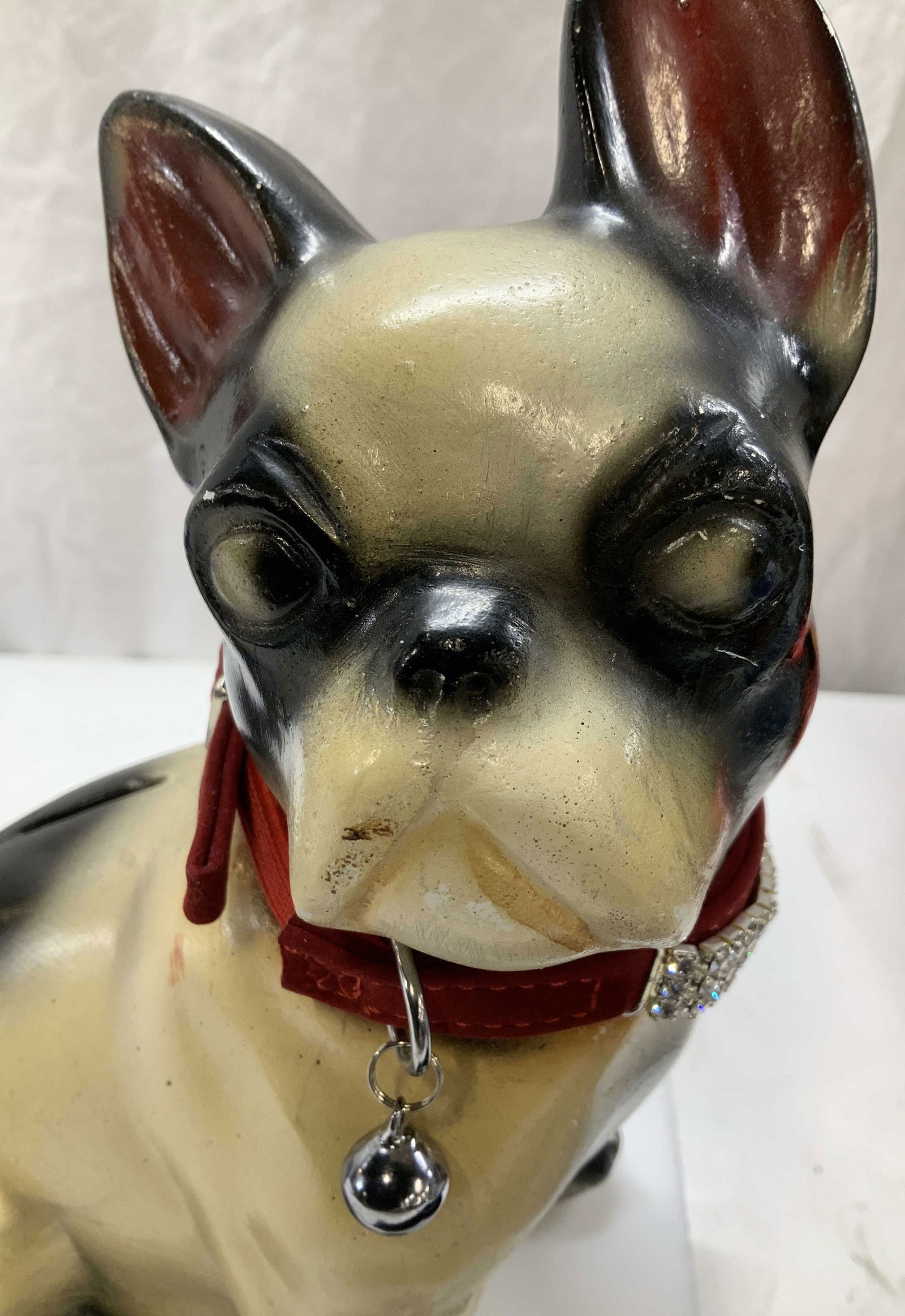 French Bulldog Coin Bank with Rhinestone Collar (1 of 6)