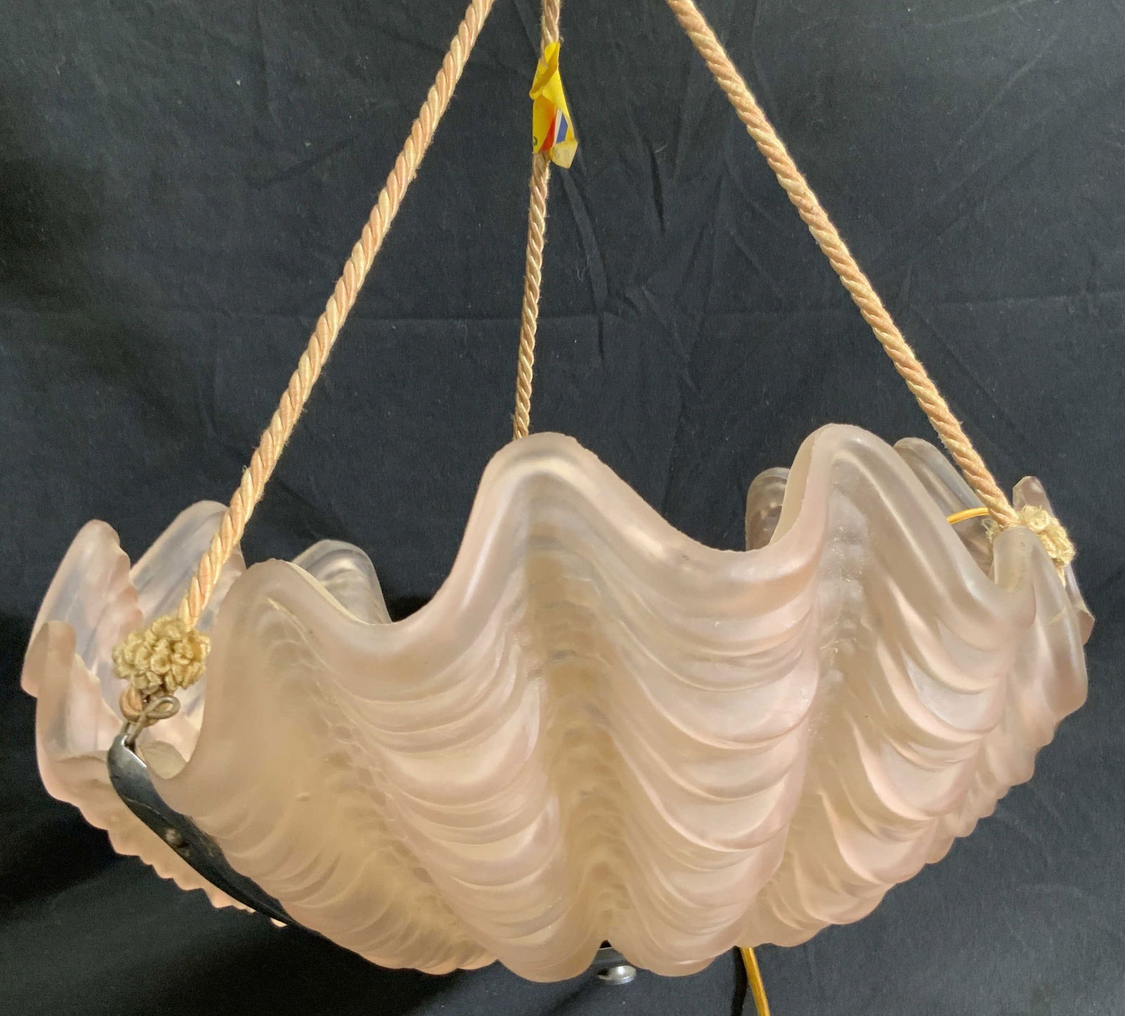 CAMARD Vintage French Clamshell Form Light Fixture (1 of 16)