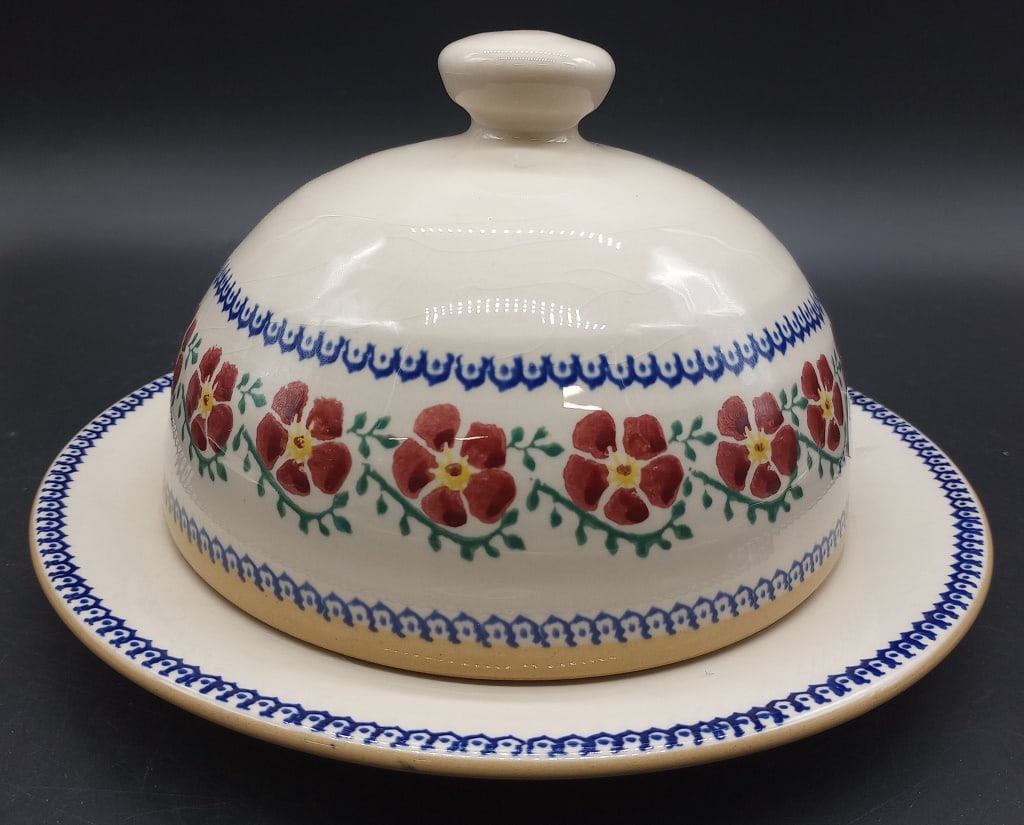 NICHOLAS MOSSE POTTERY Hand Painted Dish W Lid (1 of 13)