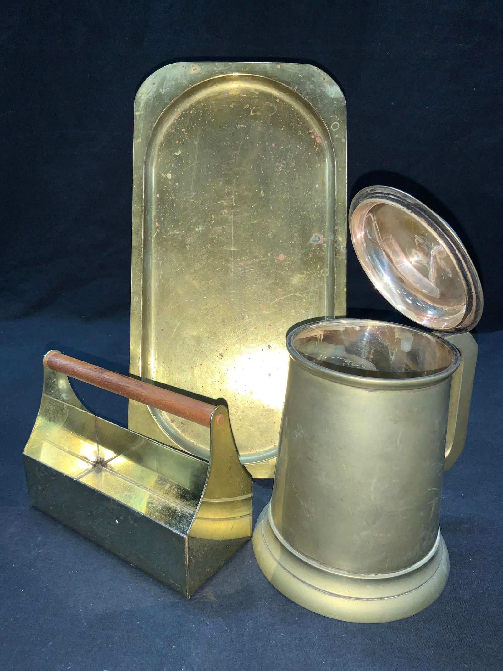 3 Antique Brass Table Accessories (1 of 11)