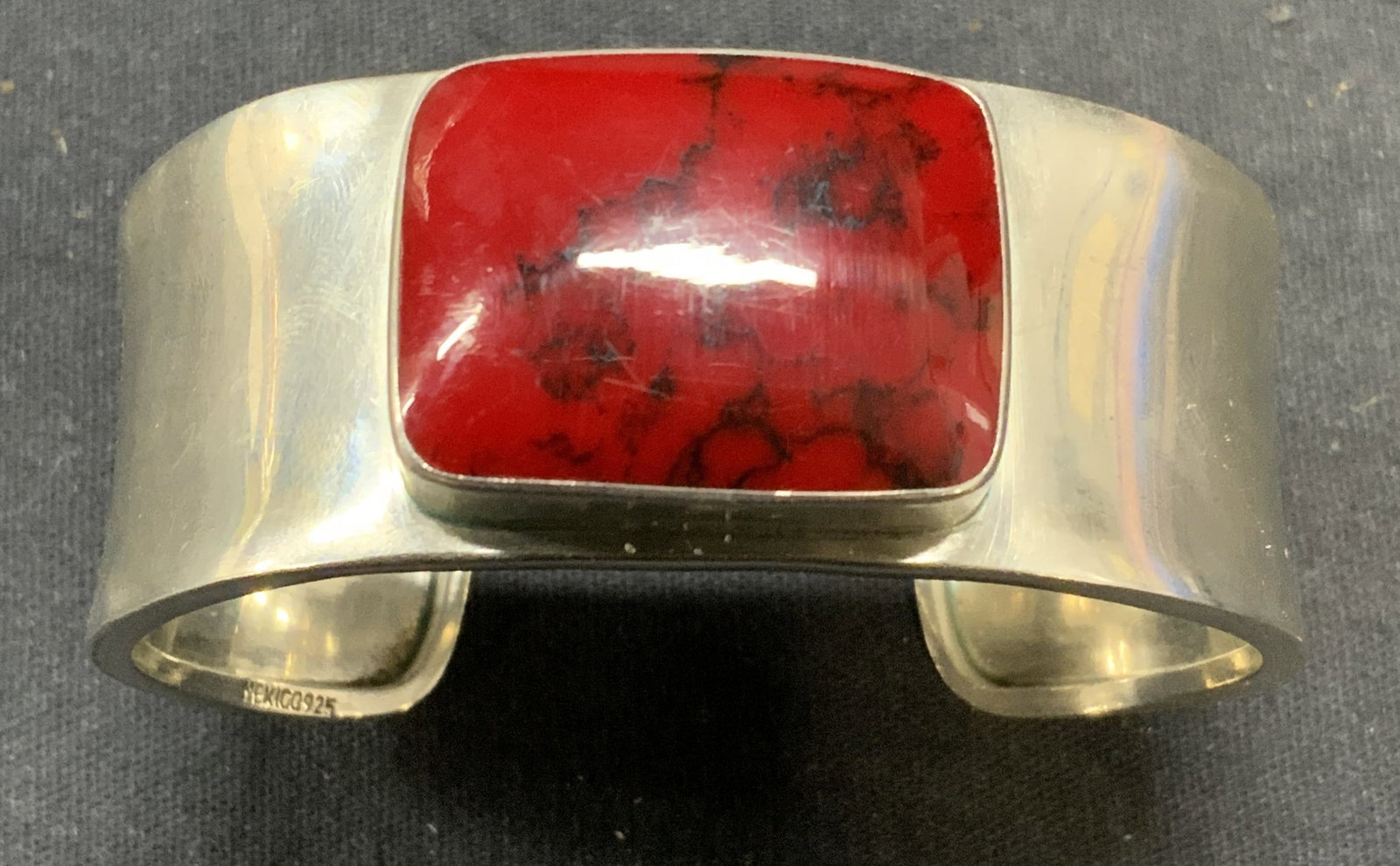 TR 155 Mexico Sterling Silver Cuff Bracelet (1 of 7)