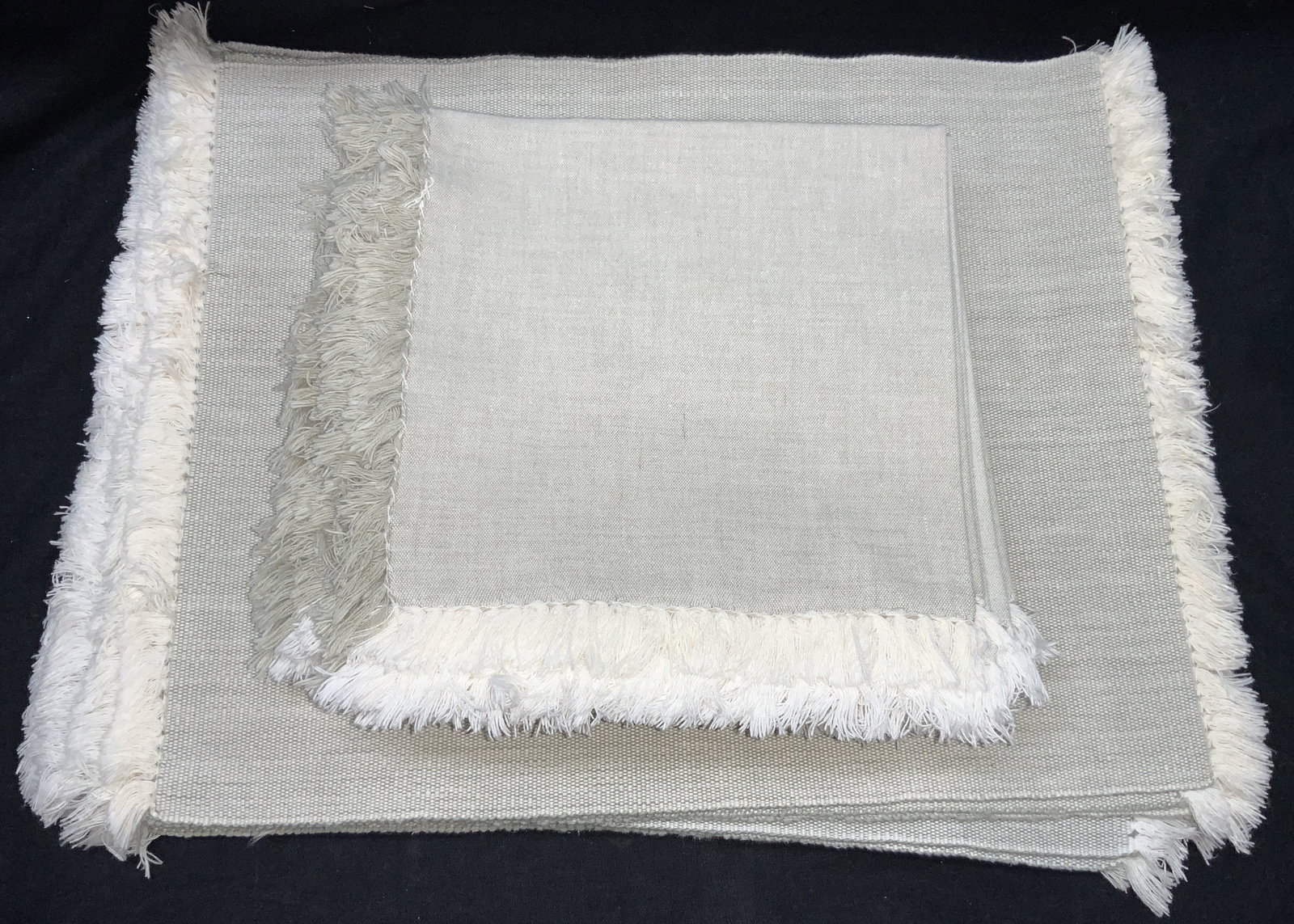 Set 24 Cotton Table Linens & Place Mats (1 of 9)