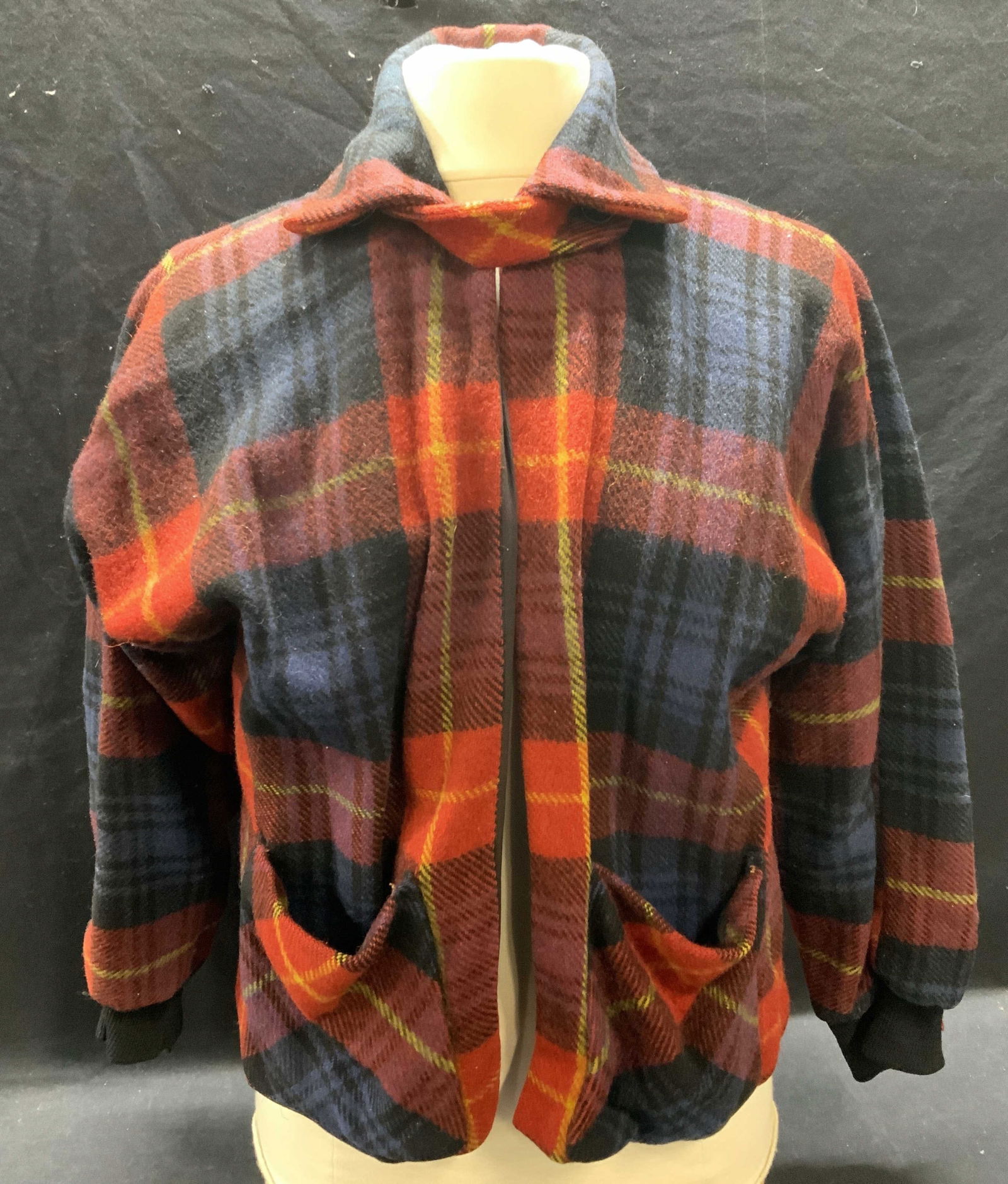 Plaid Wool Fringe Jacket (1 of 6)