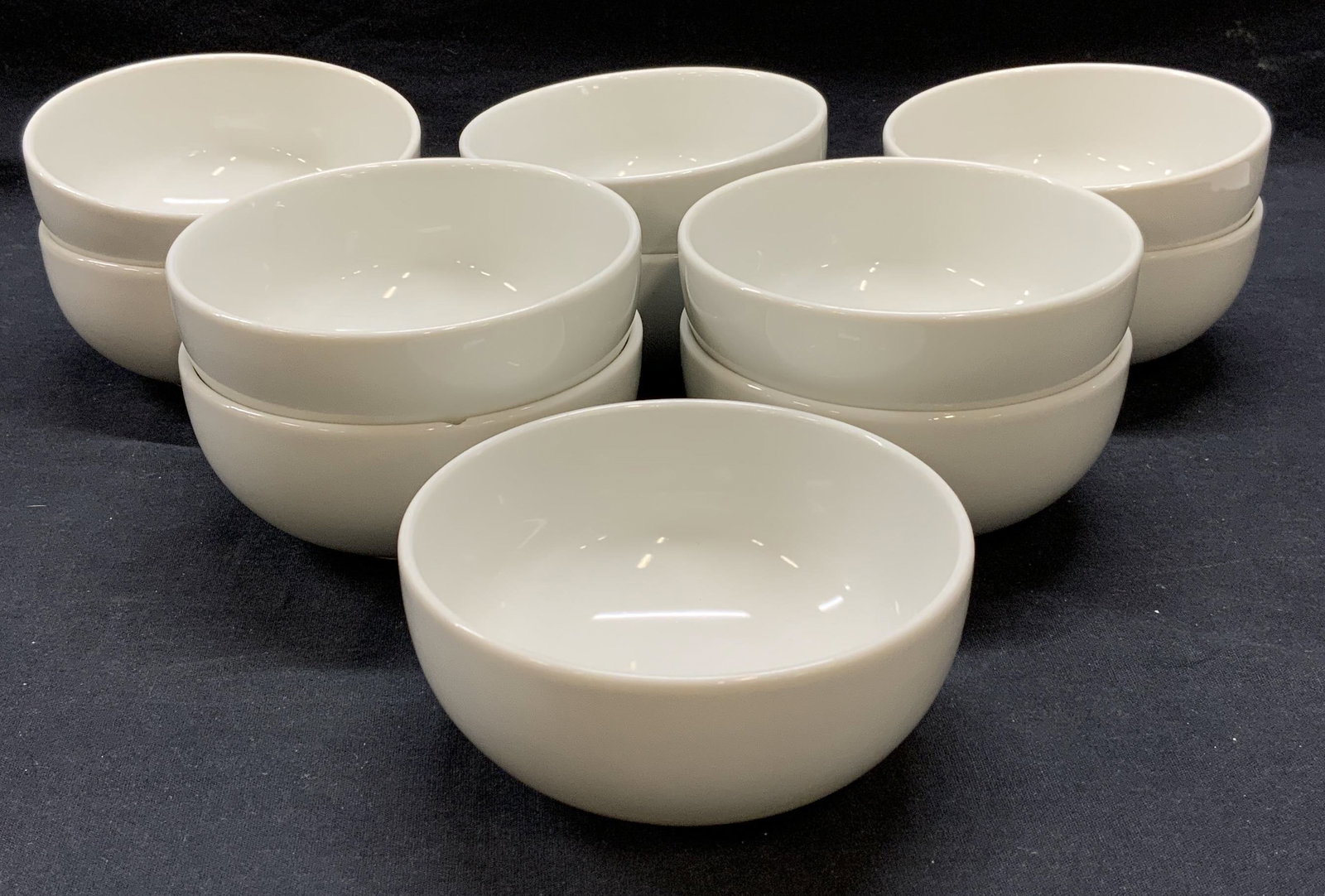 Set 11 DANSK White Porcelain Bowls, Japan (1 of 7)
