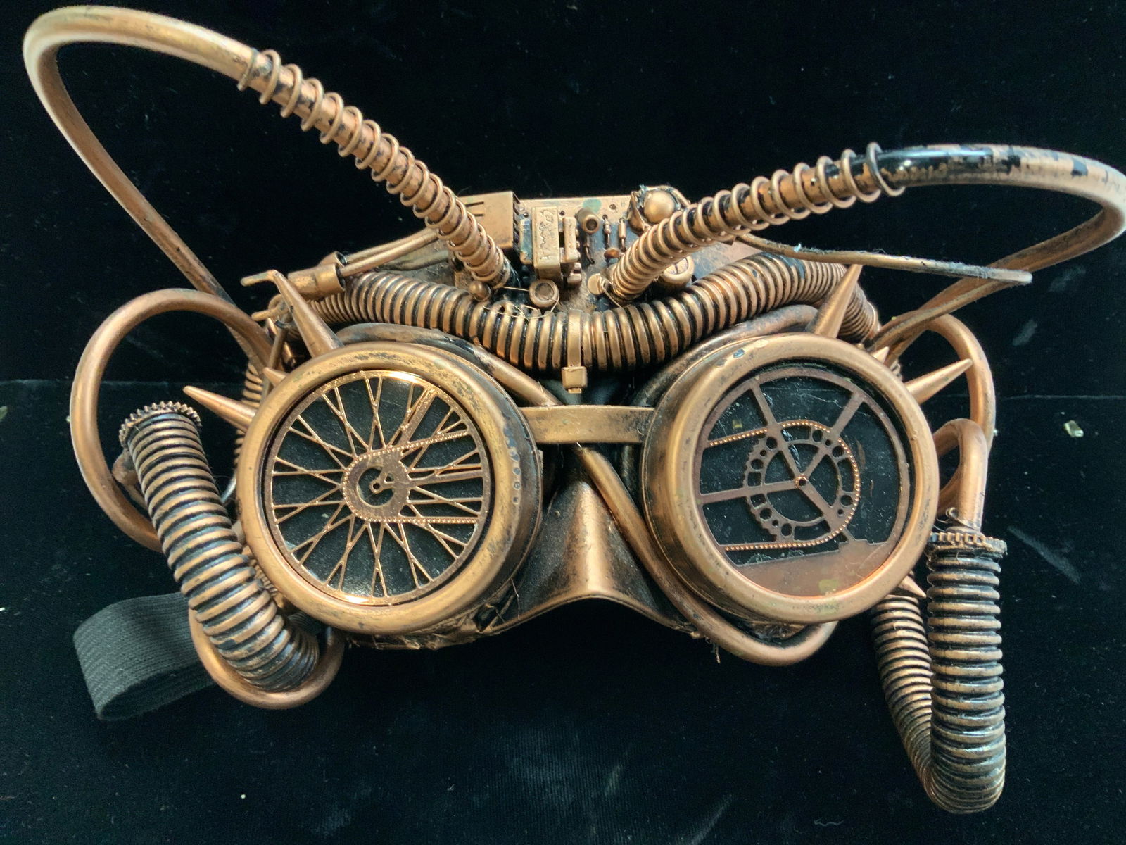 Steampunk Hand Crafted Industrial Venetian Mask (1 of 7)