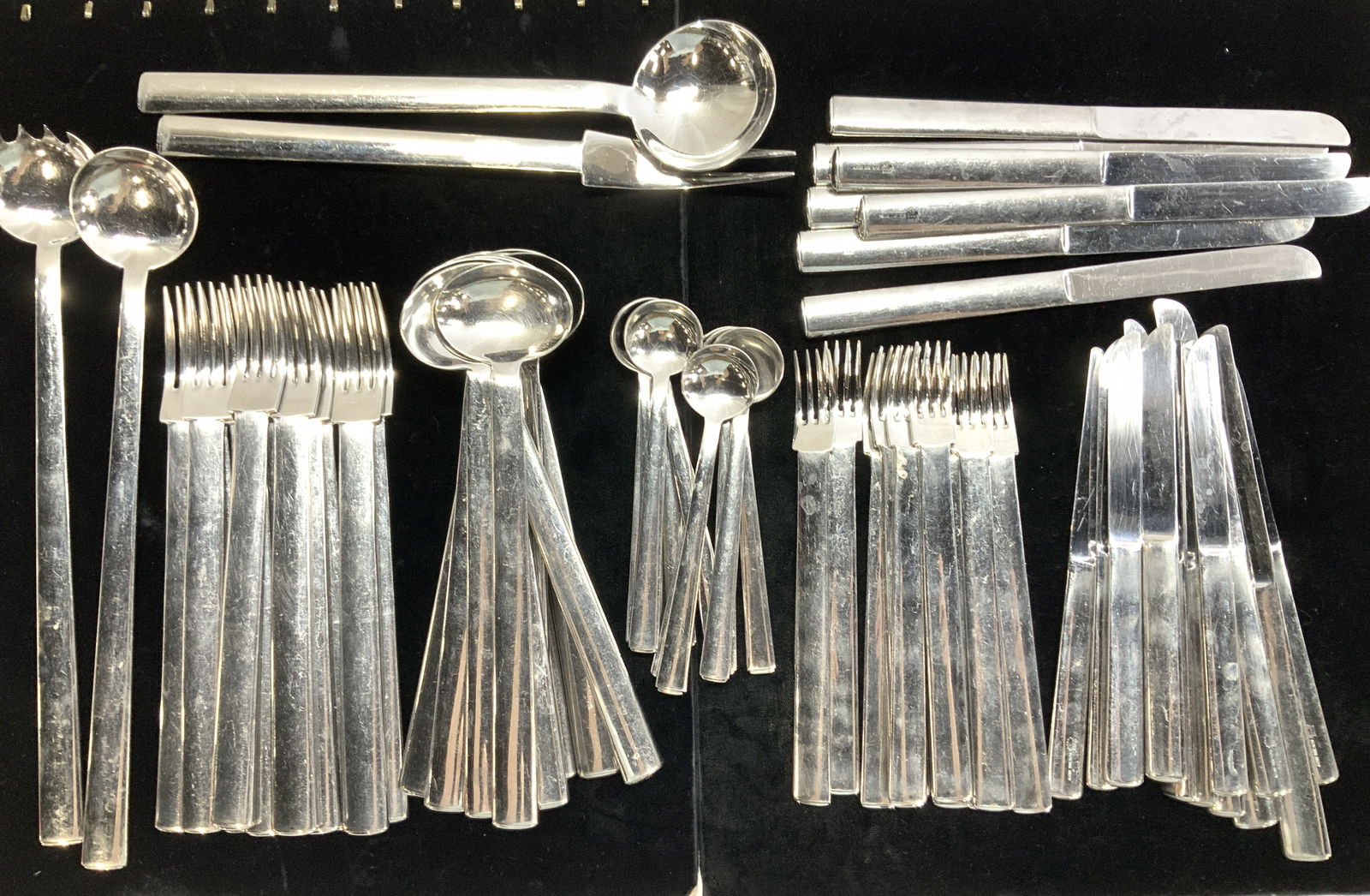 ALESSI INOX Mak Stainless Flatware Set 72 USA (1 of 7)