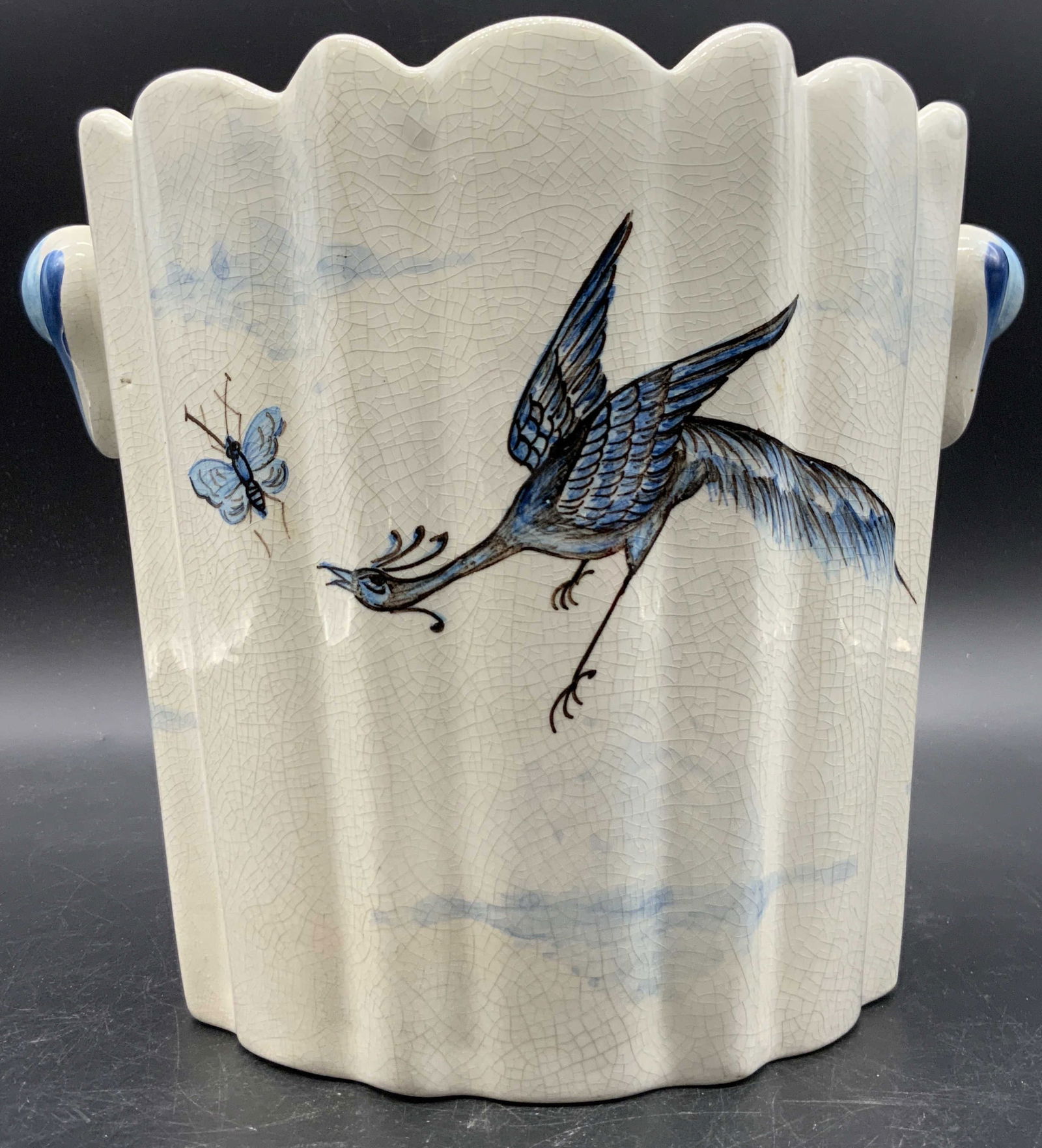 Vintage Hand Painted Italian Ceramic Ice Bucket (1 of 12)