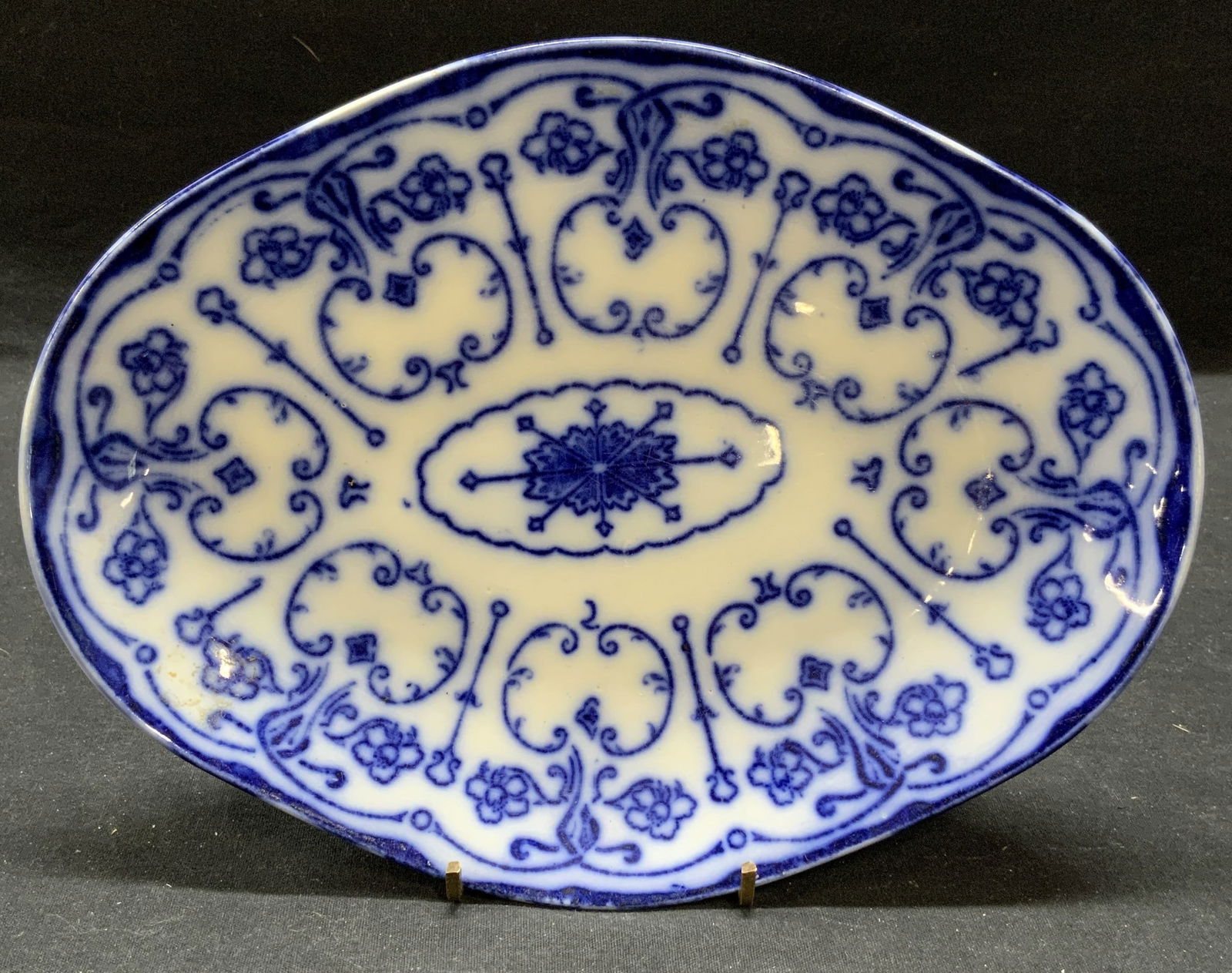 Antique Wharf Pottery Conway Semi Porcelain Dish (1 of 7)