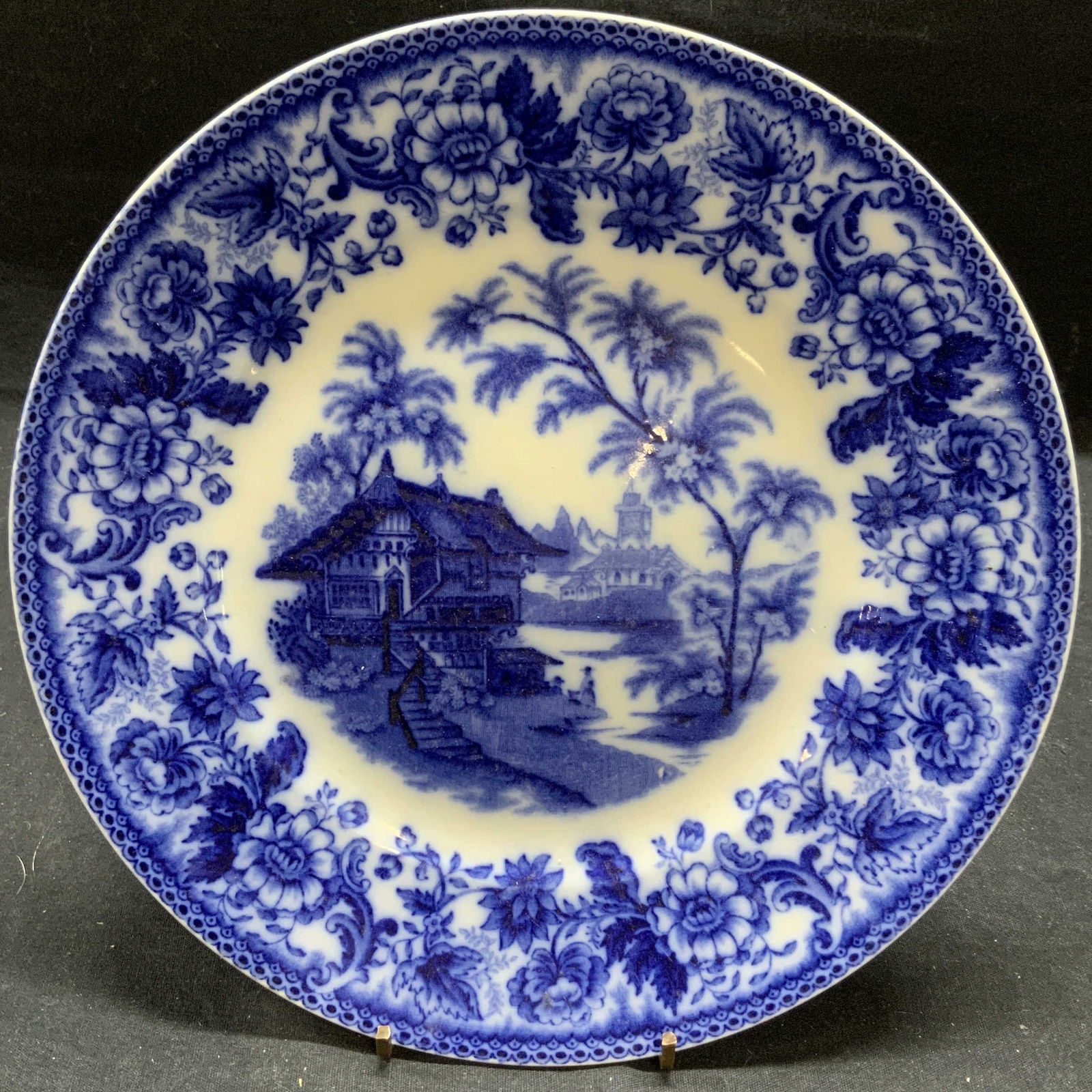 Antique F Winkle & Co Agra Ceramic Plate England (1 of 7)