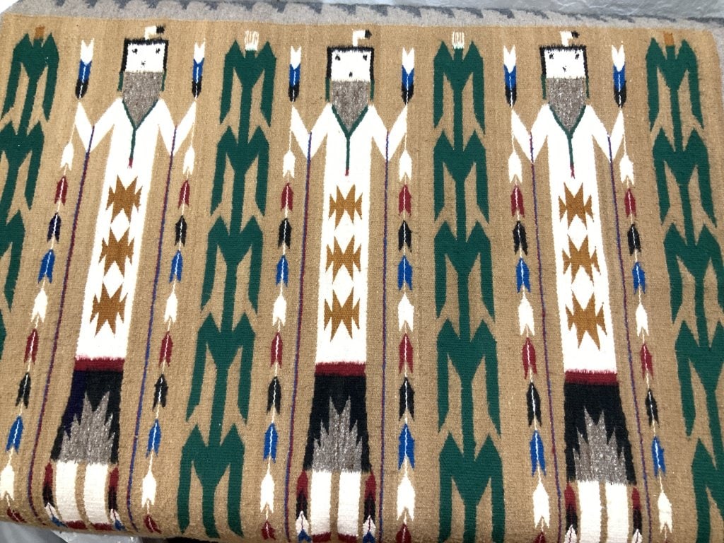 Native American Wool Tapestry, Hand Crafted (1 of 7)