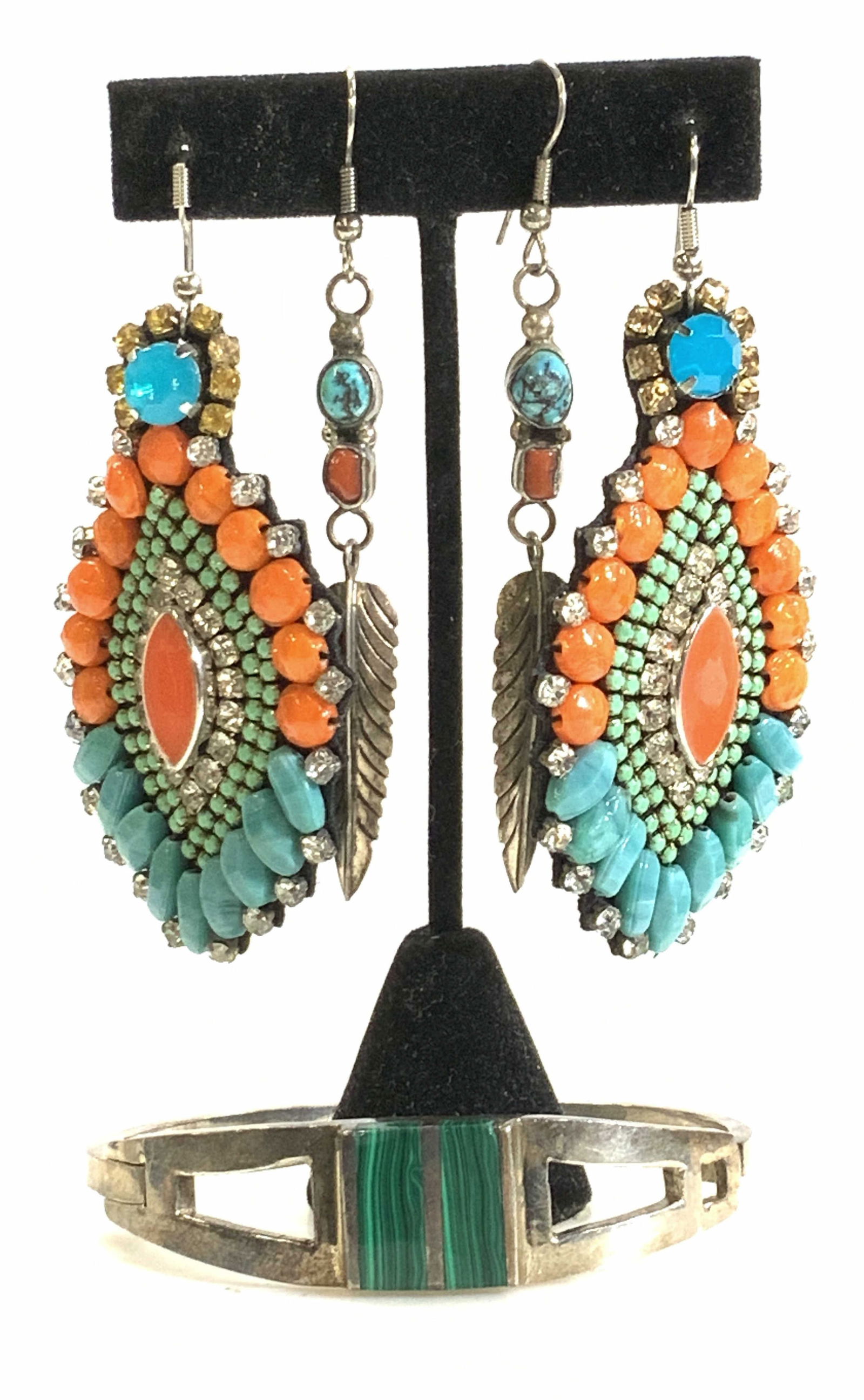 AT Nat. Amer Sterling Earr, Sterling Bracelet, 5 (1 of 8)