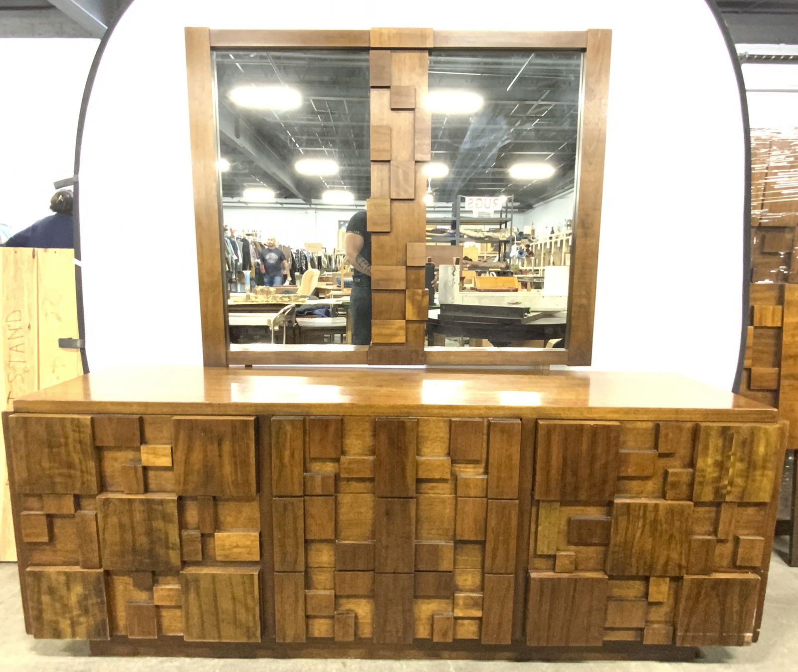 Lane Paul Evans Brutalist MCM Dresser (1 of 13)