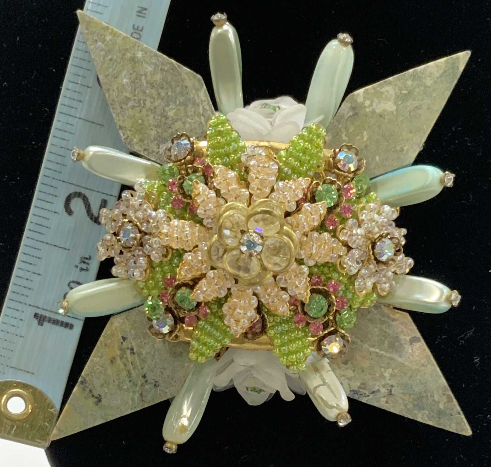 Stanley Hagler NYC Handmade Chunky Brooch (1 of 7)