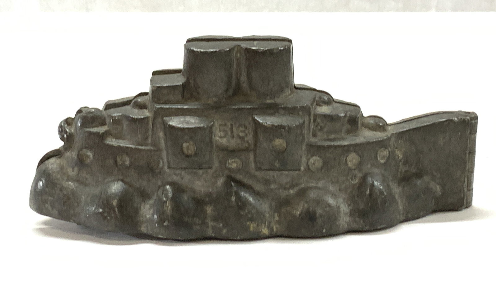 Antique Metal Steamer Ship Chocolate Mold (1 of 7)