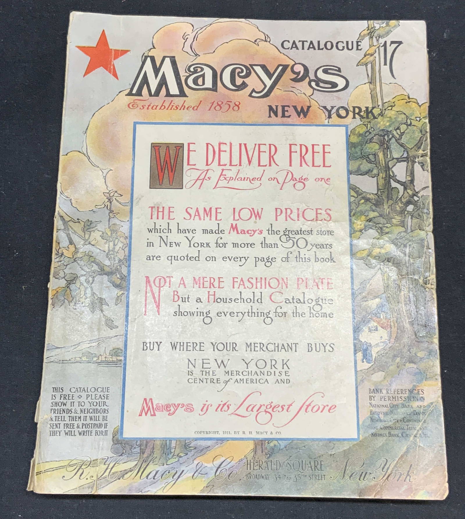 Antique R. H. Macy & Co 1911 Catalog Auction