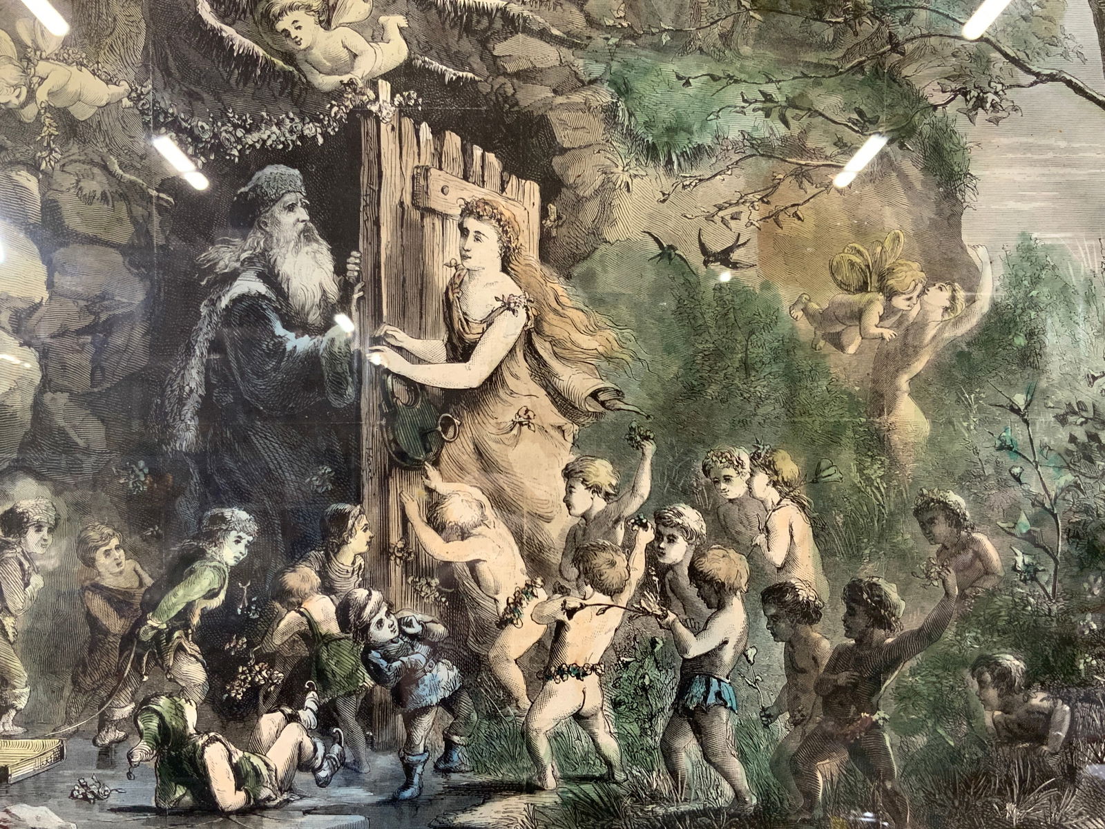 Antique Hand Coloured Etching (1 of 10)