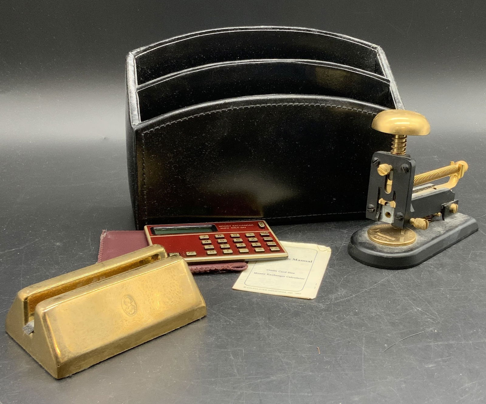 Lot 4 Vintage Desktop Accessories, EL CASCO & More (1 of 9)
