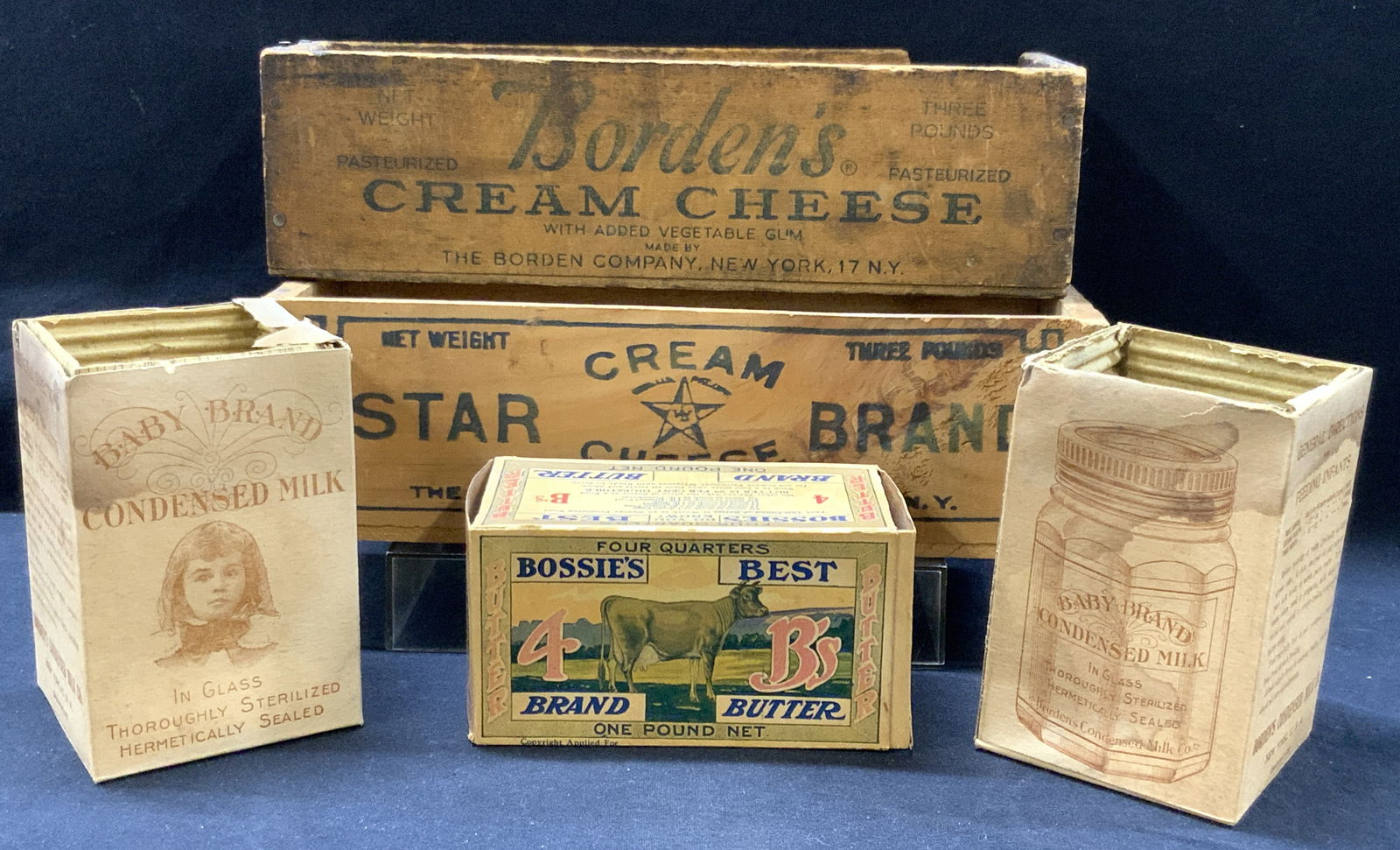 5 Vintage Milk & Dairy Product Boxes & More (1 of 14)