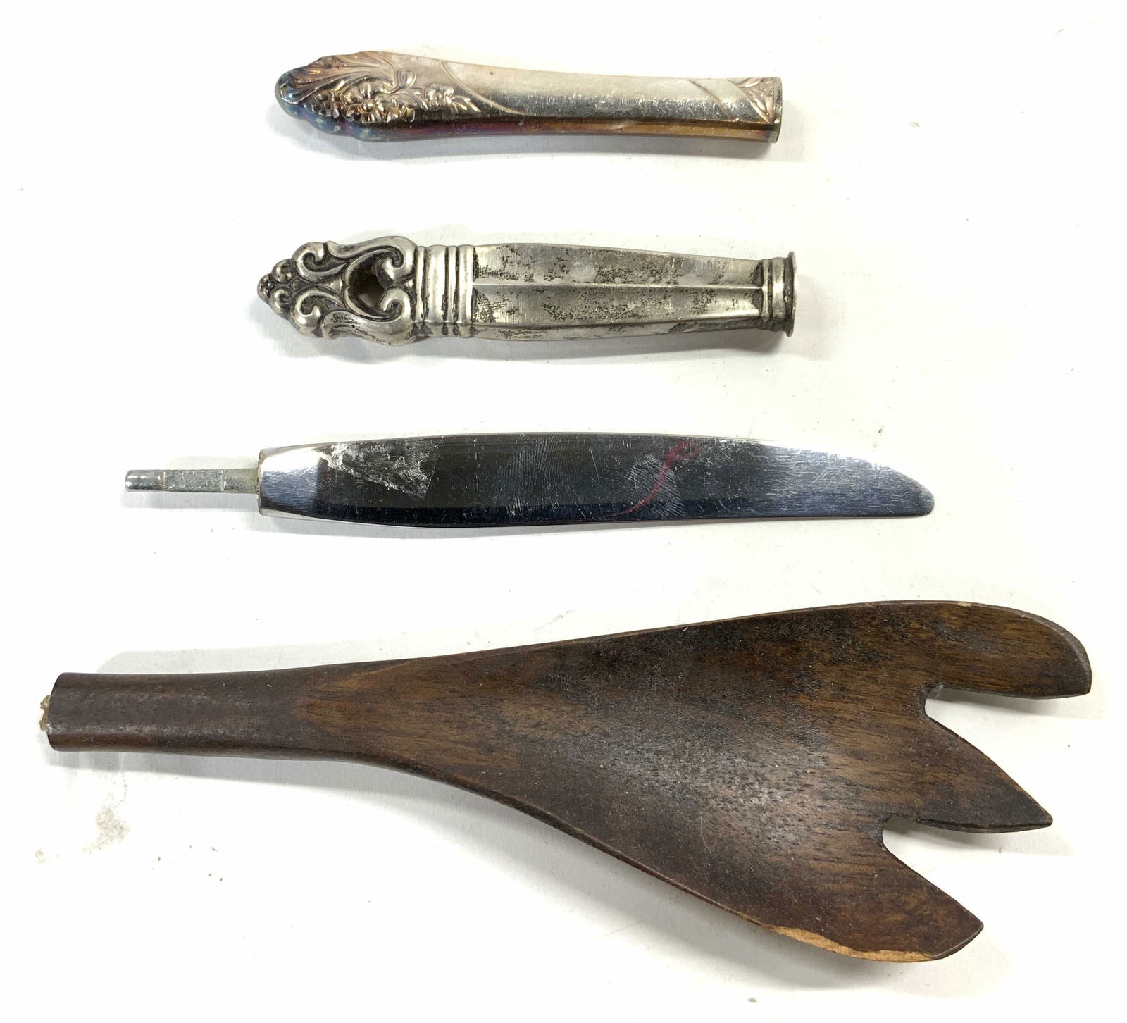 Lot 4 Sterling Silver Handles Knife Blade & More (1 of 6)