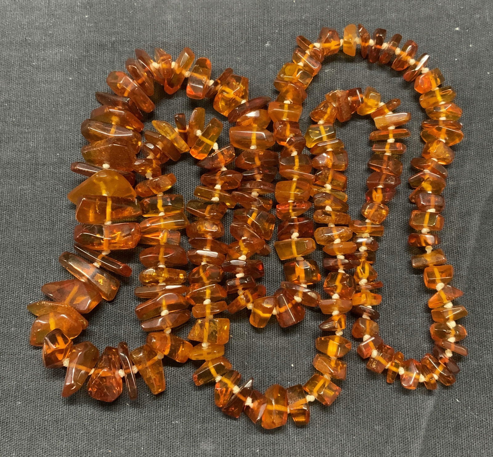 Amber Chip Beaded Necklace, Jewelry (1 of 6)