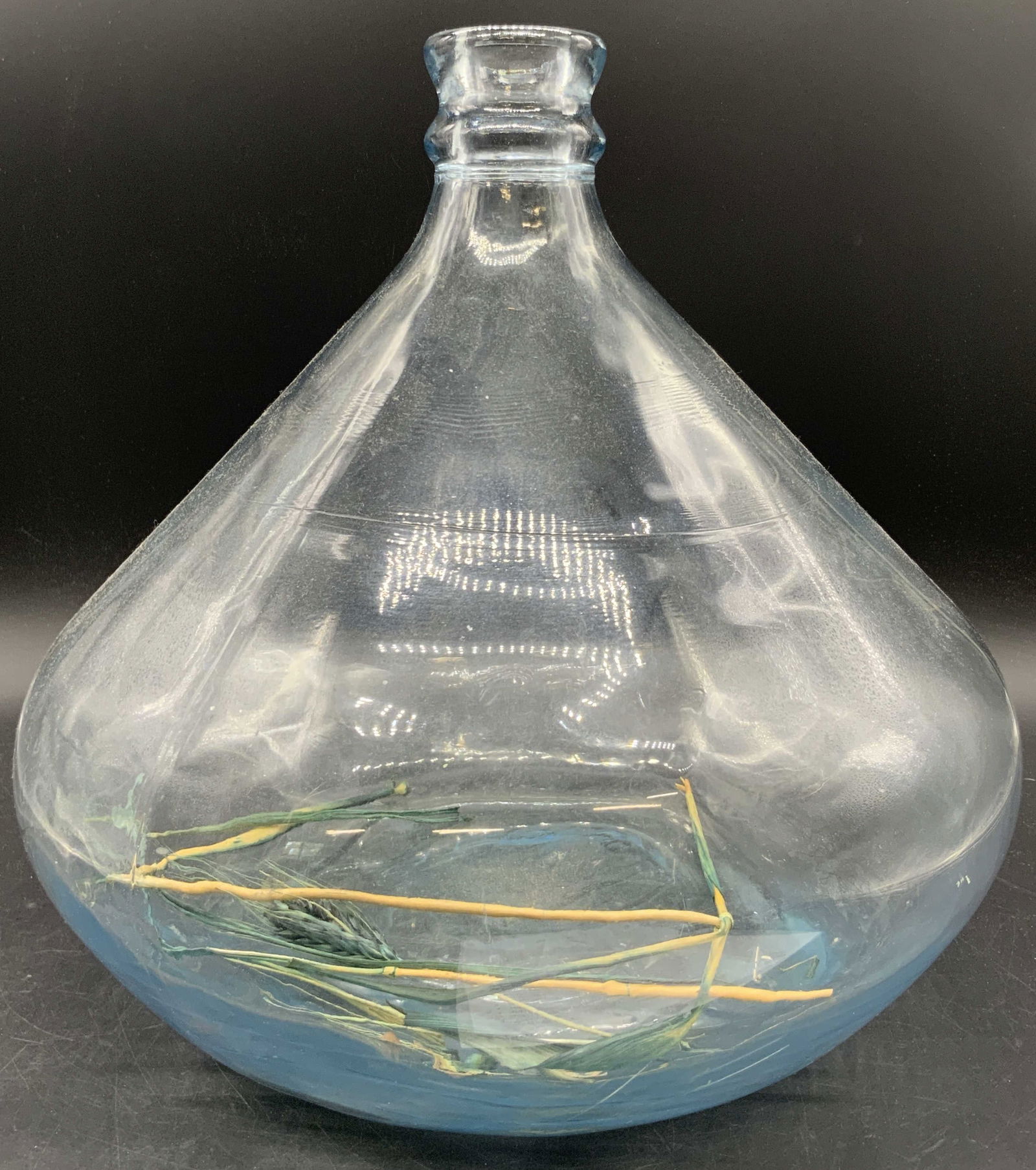 CRISA Vintage Oversized Glass Bottle Vase, Mexico (1 of 6)