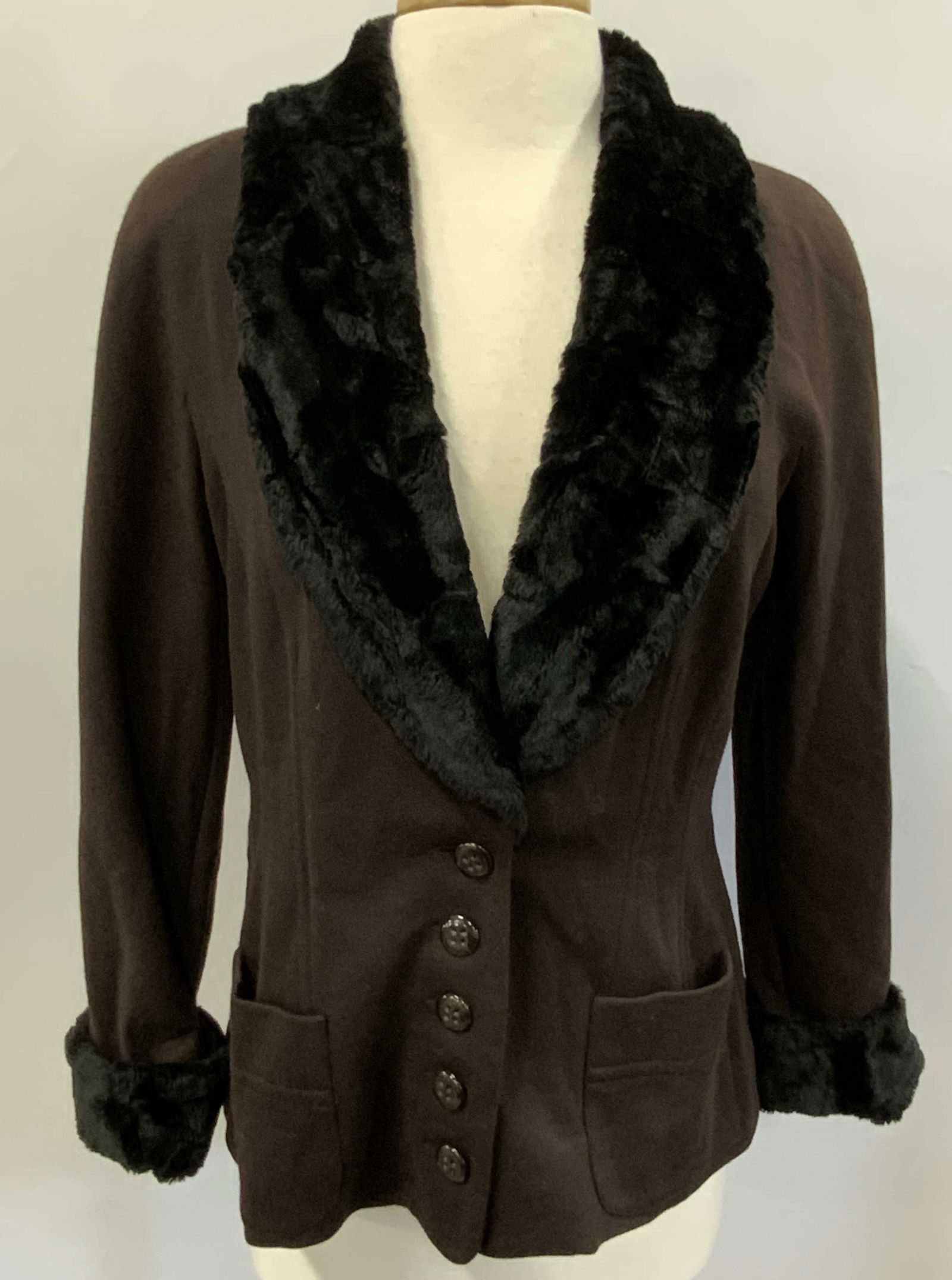 Sonia RYKIEL Brown Wool Jacket, France (1 of 7)